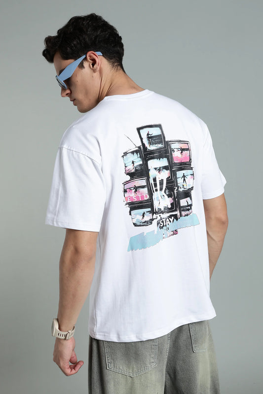 Retro Vision Oversized Graphic T-Shirt - The Kattire