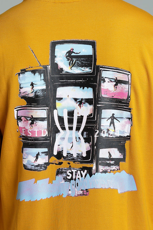 Retro Vision Oversized Graphic T-Shirt - The Kattire