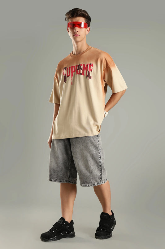 Supreme Graphic Oversized T-Shirt - The Kattire