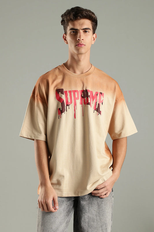 Supreme Graphic Oversized T-Shirt - The Kattire