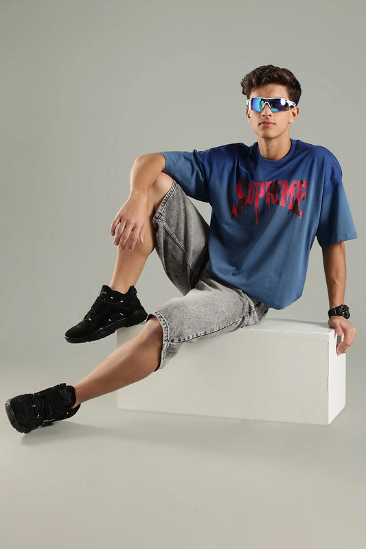 Supreme Graphic Oversized T-Shirt - The Kattire