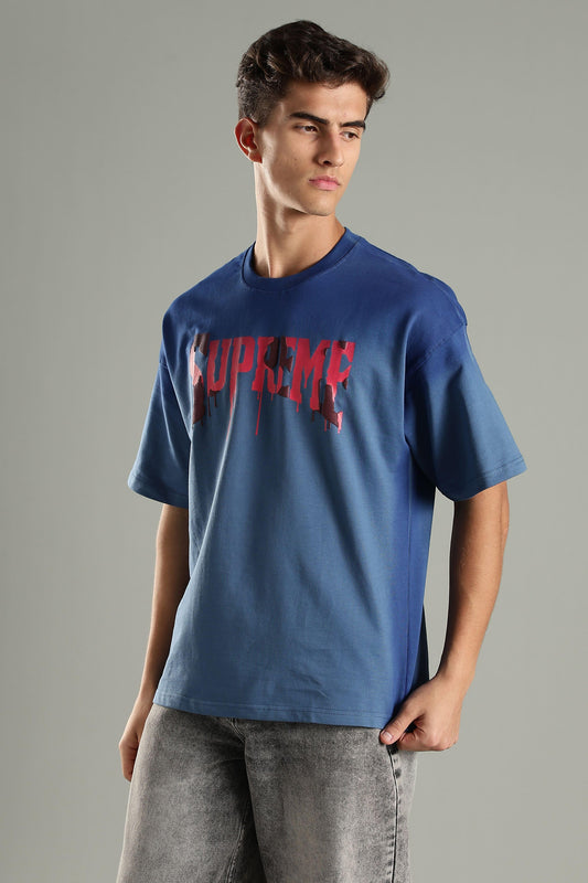 Supreme Graphic Oversized T-Shirt - The Kattire