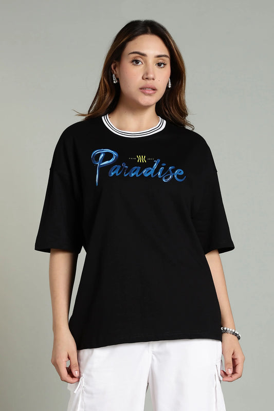 Paradise Graphic Oversized T-Shirt - The Kattire