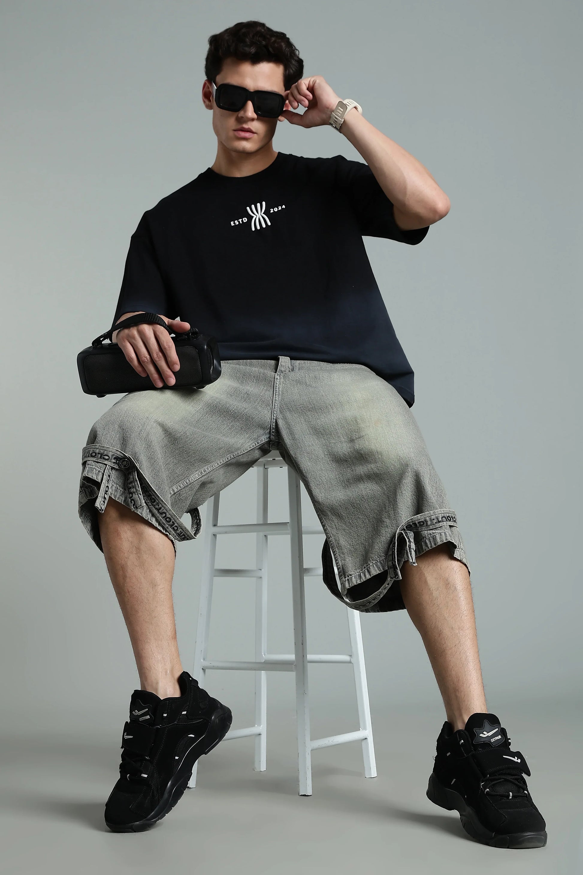 Mint Fade Oversized T-Shirt - The Kattire