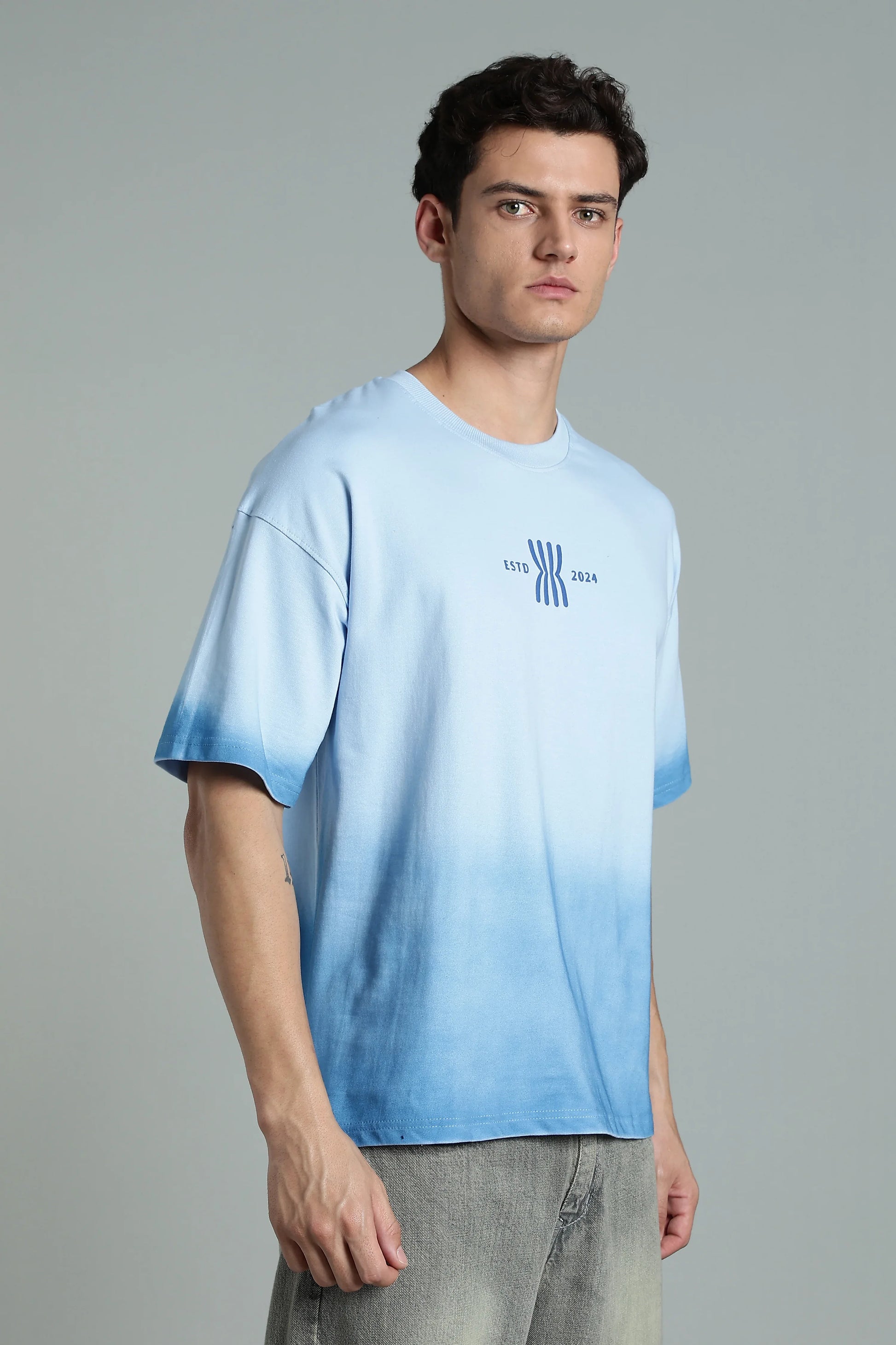 Mint Fade Oversized T-Shirt - The Kattire