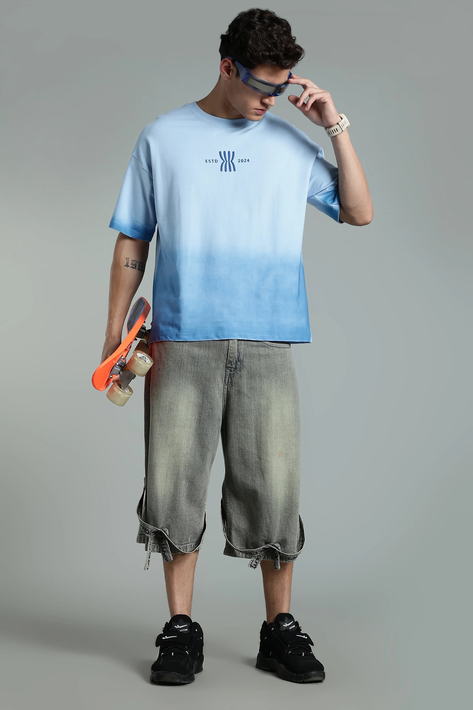 Mint Fade Oversized T-Shirt - The Kattire