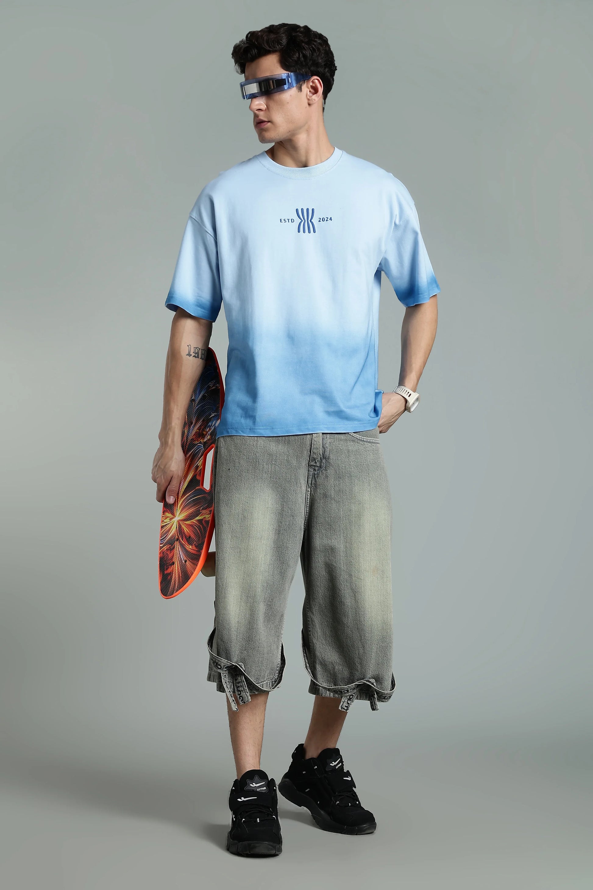 Mint Fade Oversized T-Shirt - The Kattire