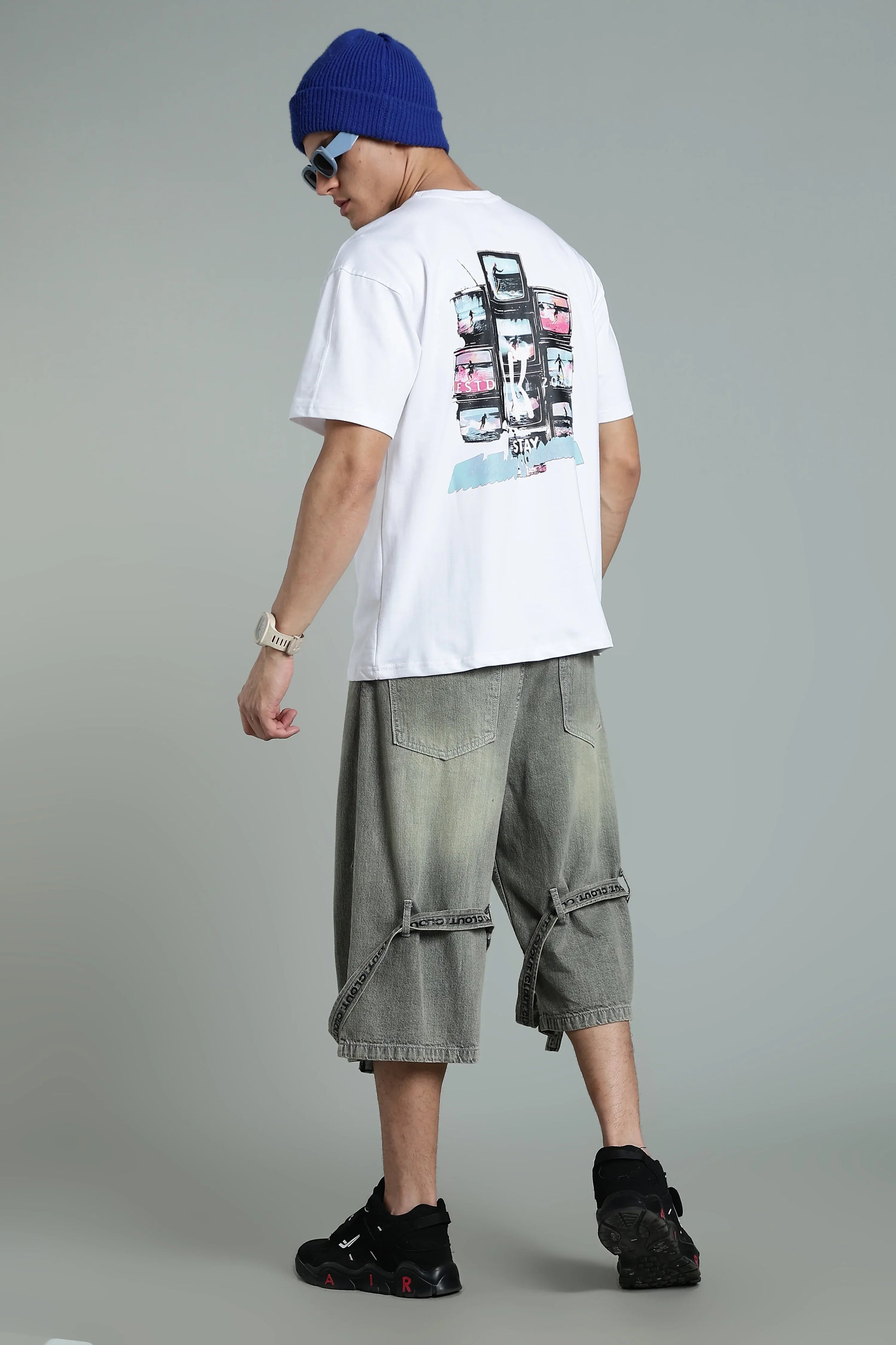 Retro Vision Oversized Graphic T-Shirt - The Kattire