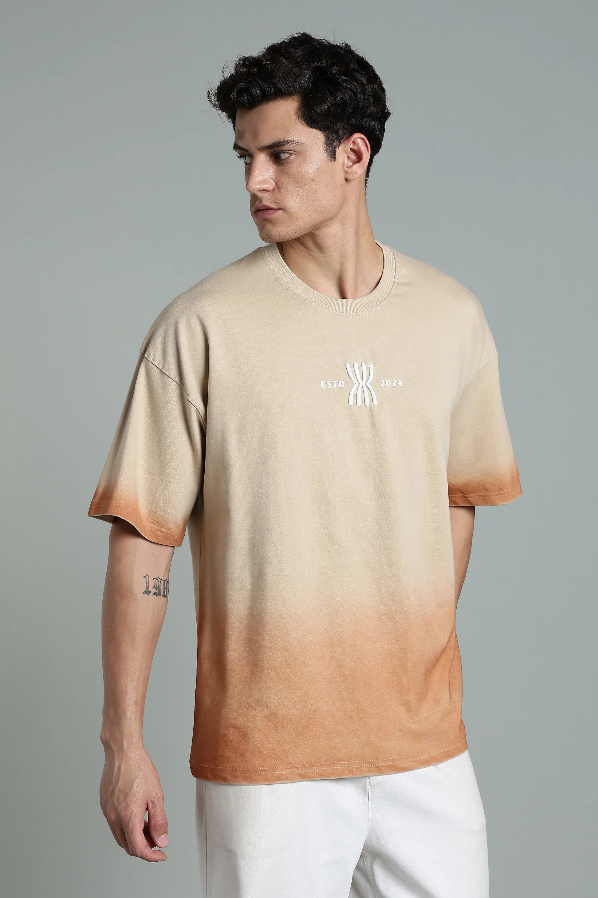 Mint Fade Oversized T-Shirt - The Kattire