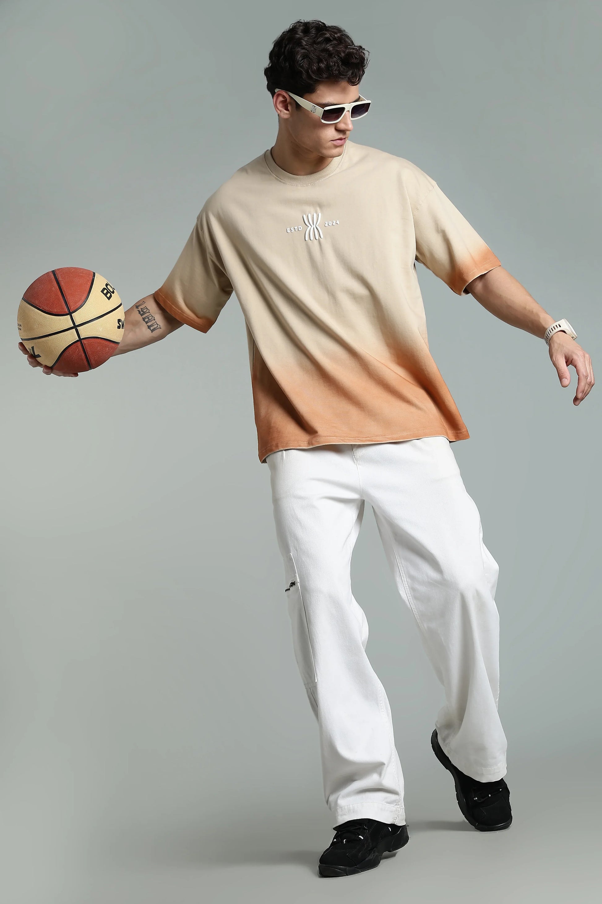 Mint Fade Oversized T-Shirt - The Kattire