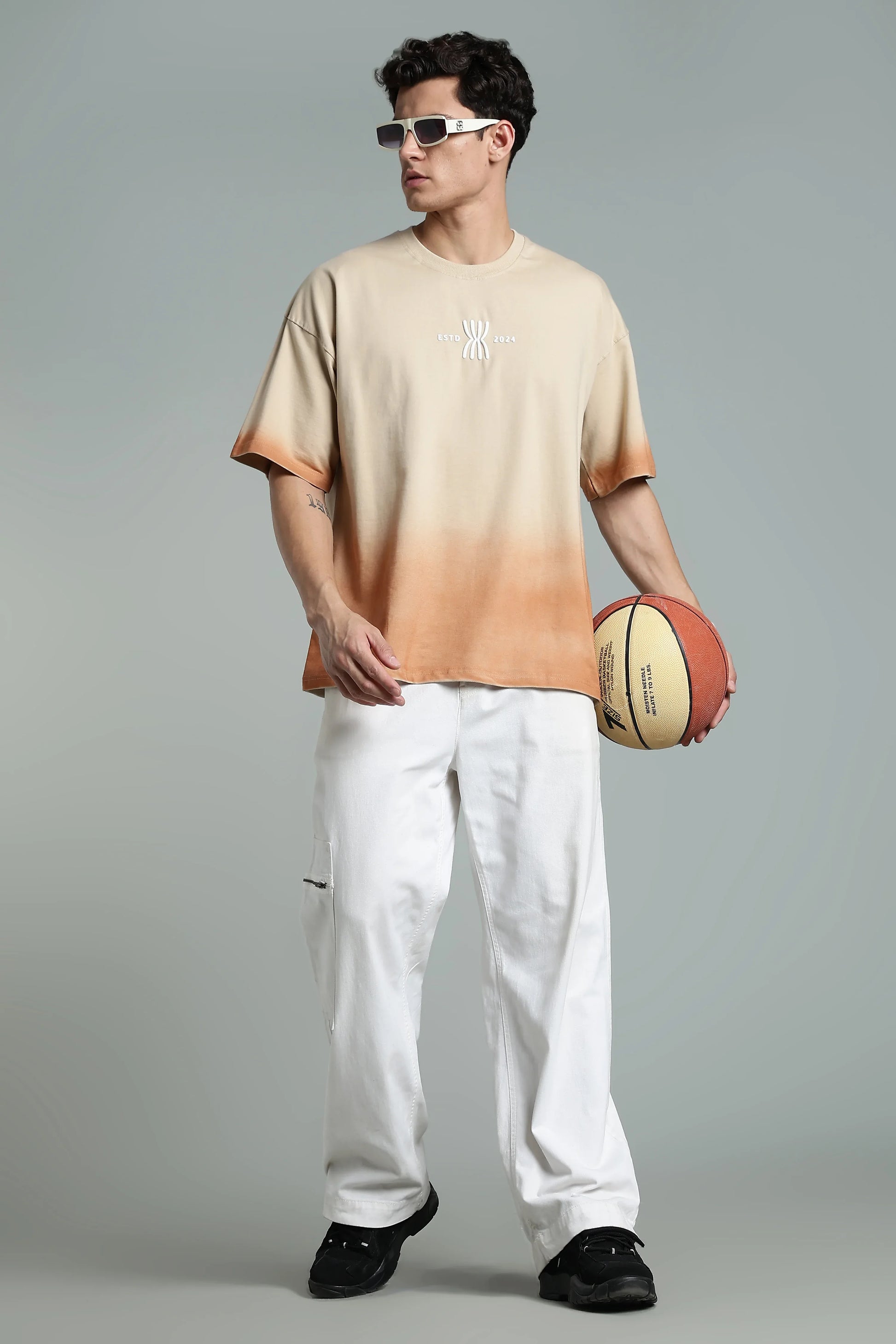 Mint Fade Oversized T-Shirt - The Kattire