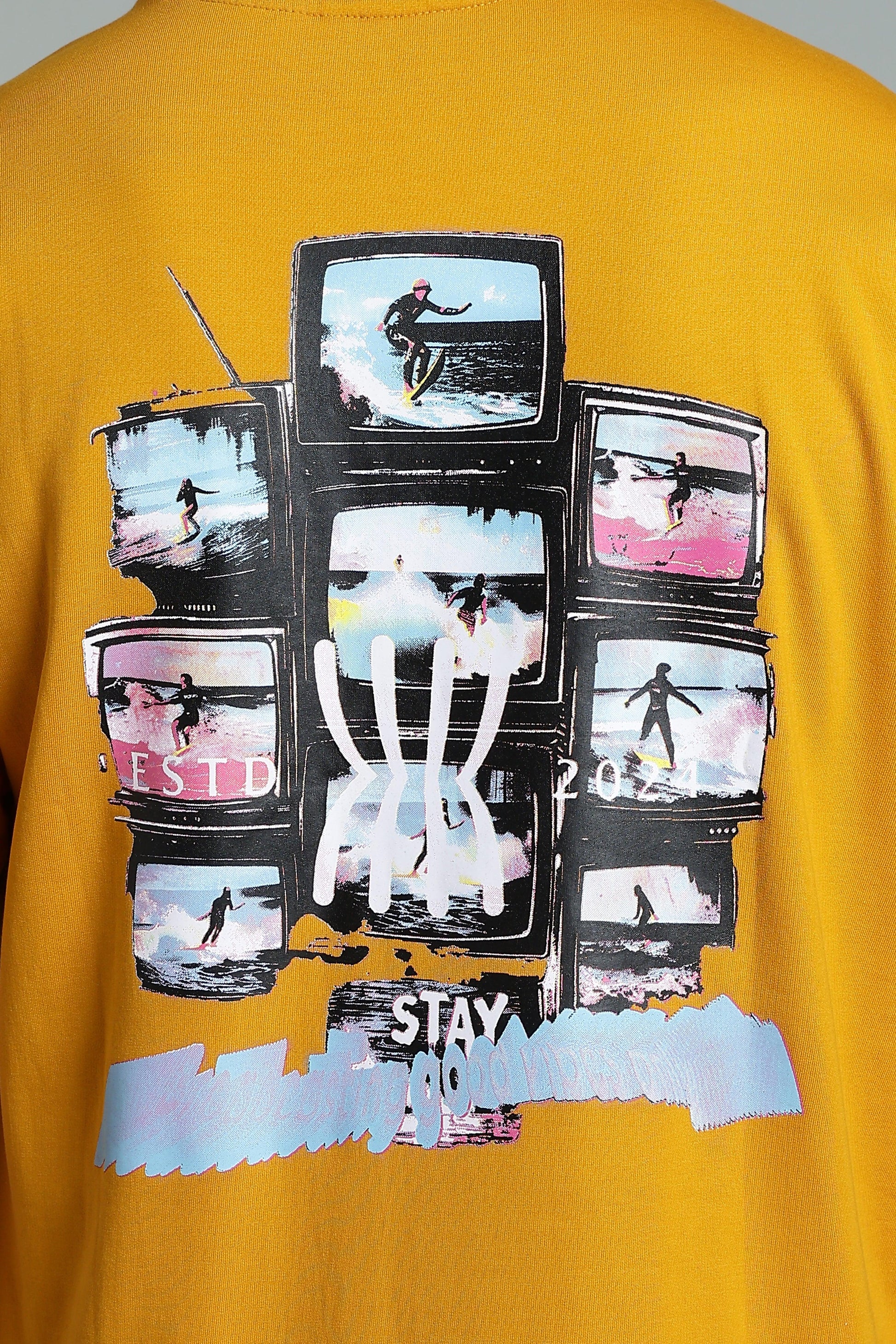 Retro Vision Oversized Graphic T-Shirt - The Kattire