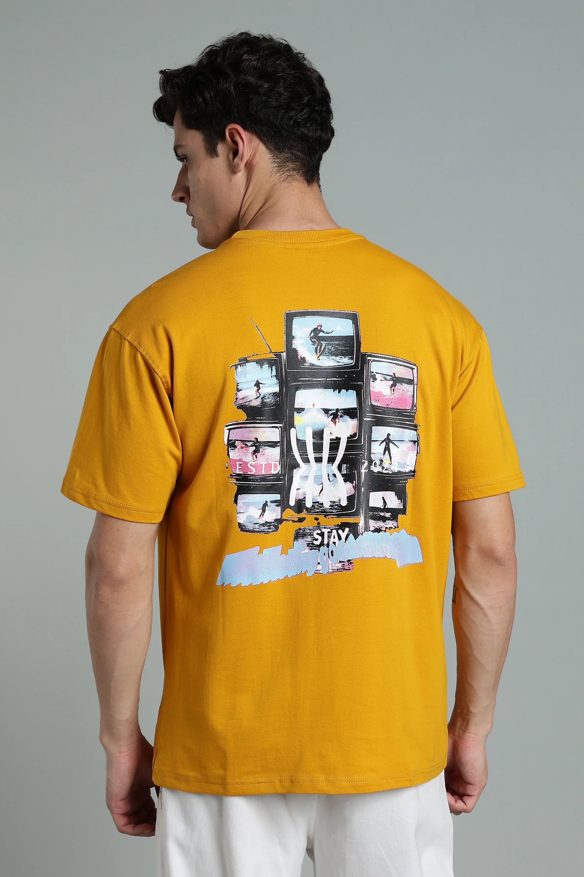 Retro Vision Oversized Graphic T-Shirt - The Kattire