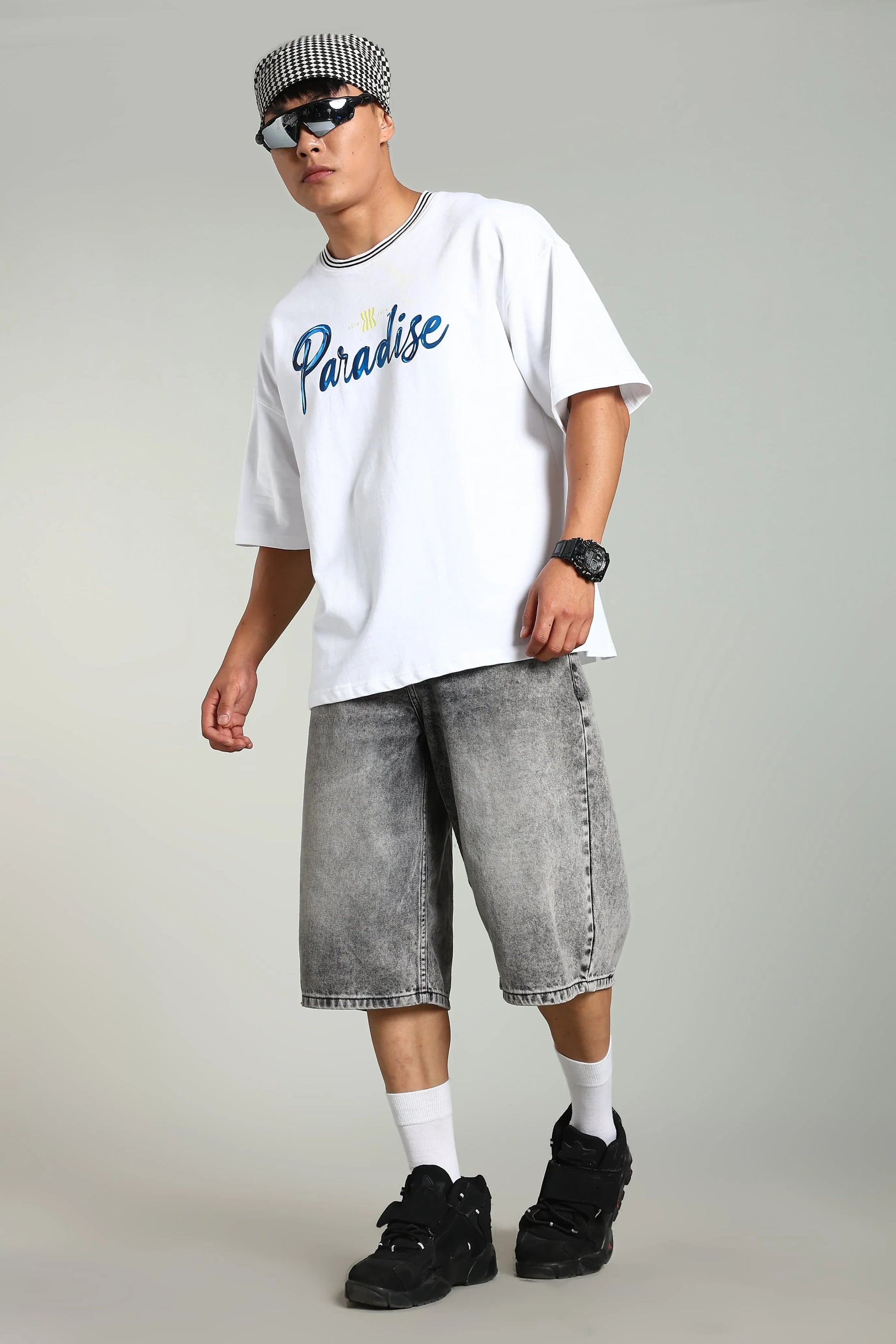Paradise Oversized Heavyweight T-Shirt – 240 GSM - The Kattire