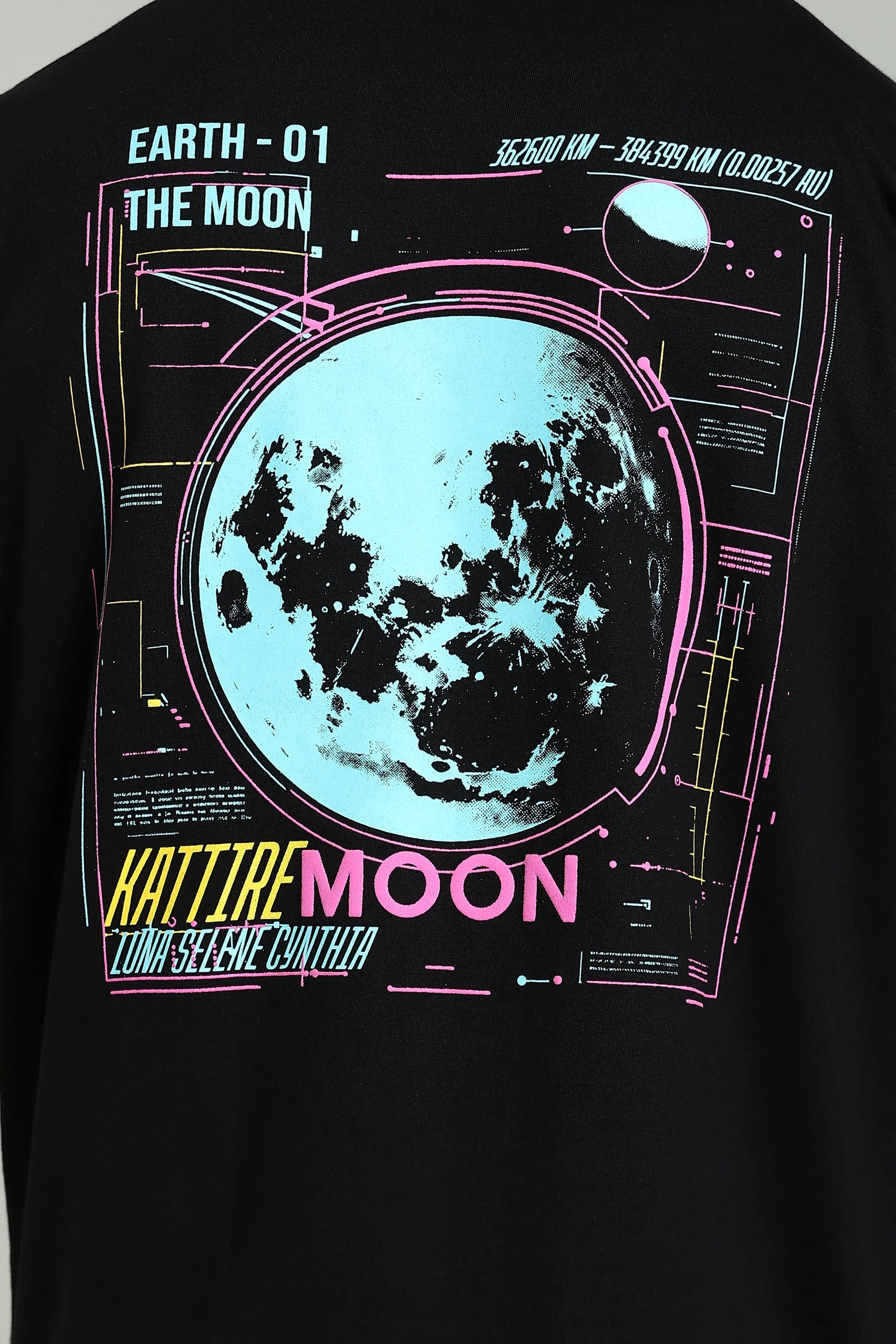 Kattire Moon Oversized T-Shirt - The Kattire