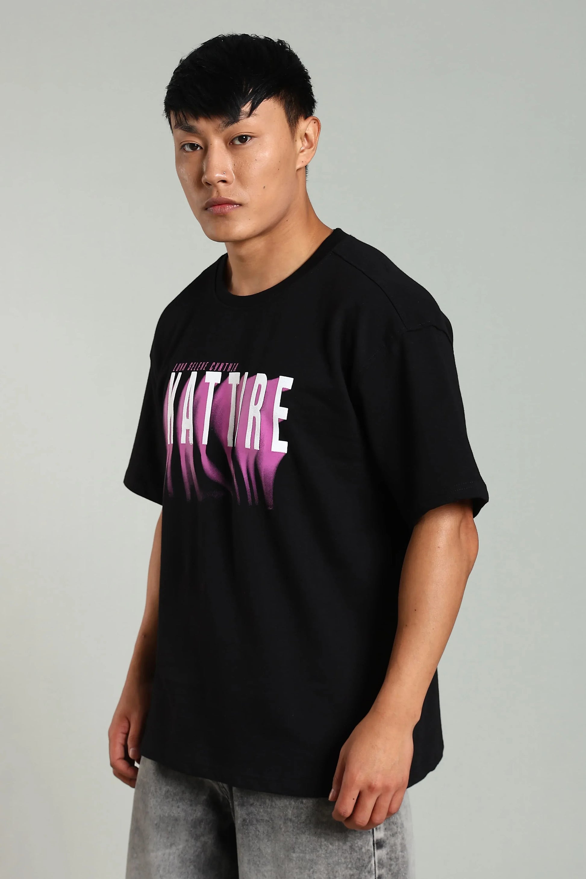 Kattire Moon Oversized T-Shirt - The Kattire