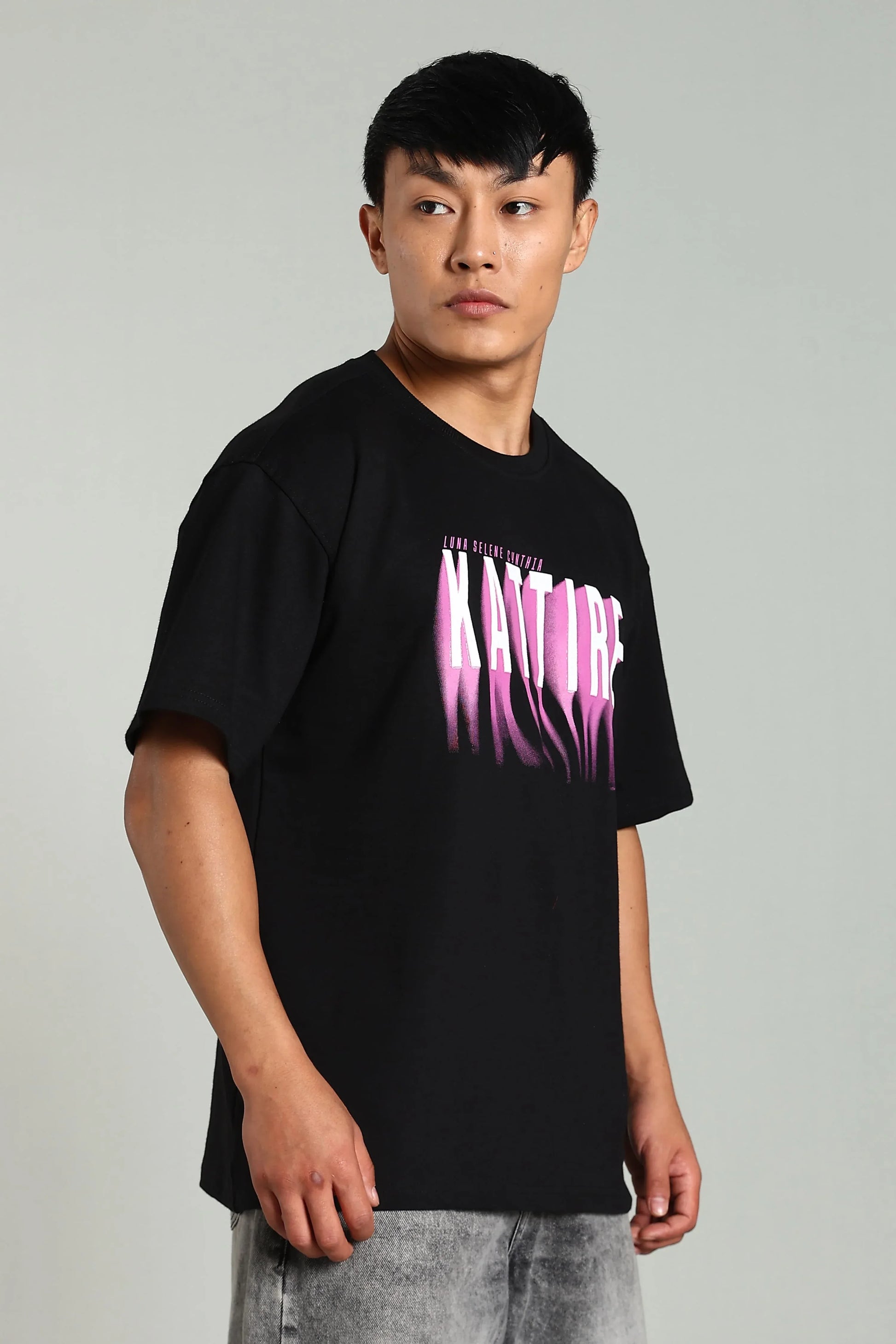 Kattire Moon Oversized T-Shirt - The Kattire