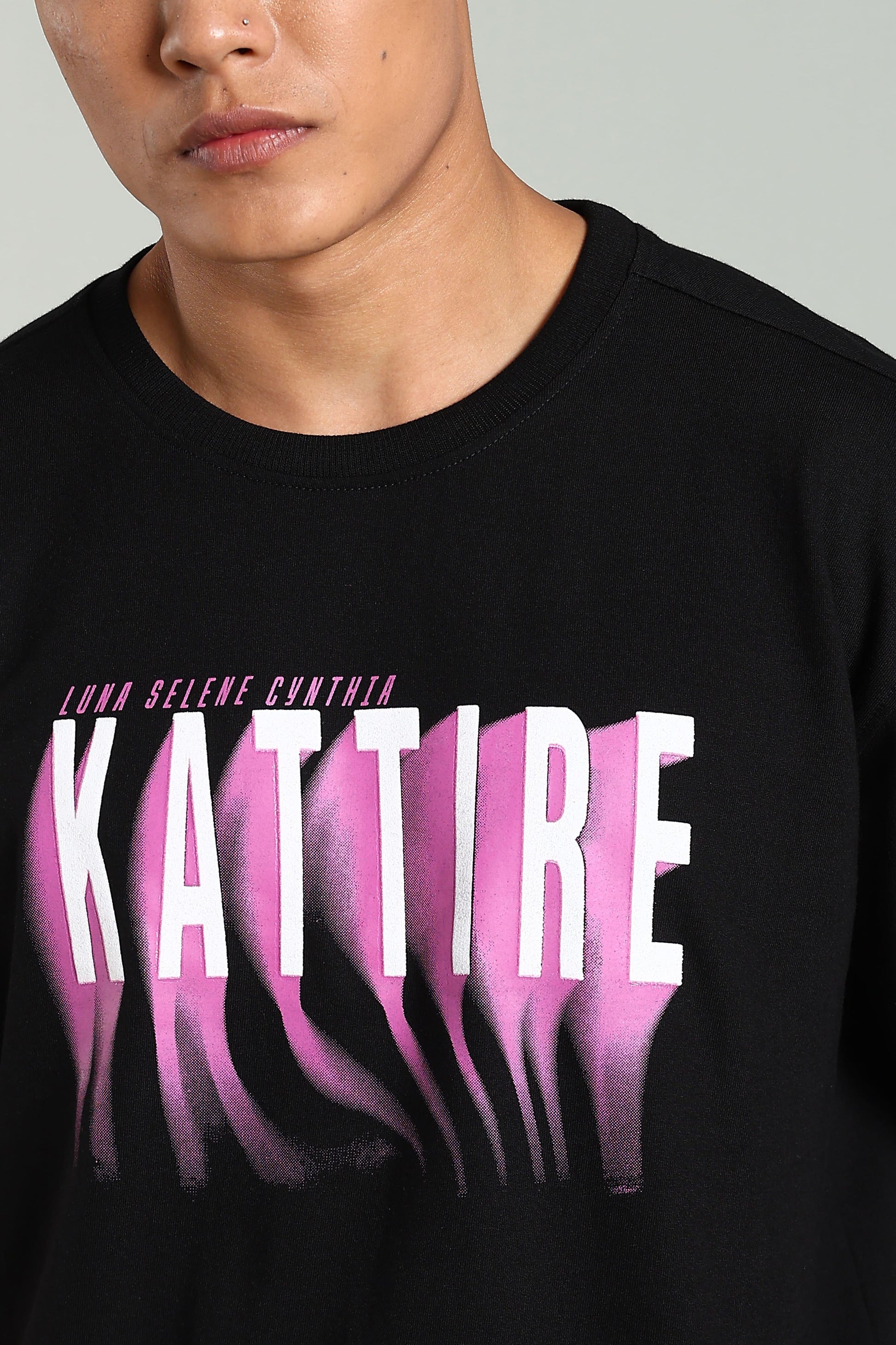 Kattire Moon Oversized T-Shirt - The Kattire