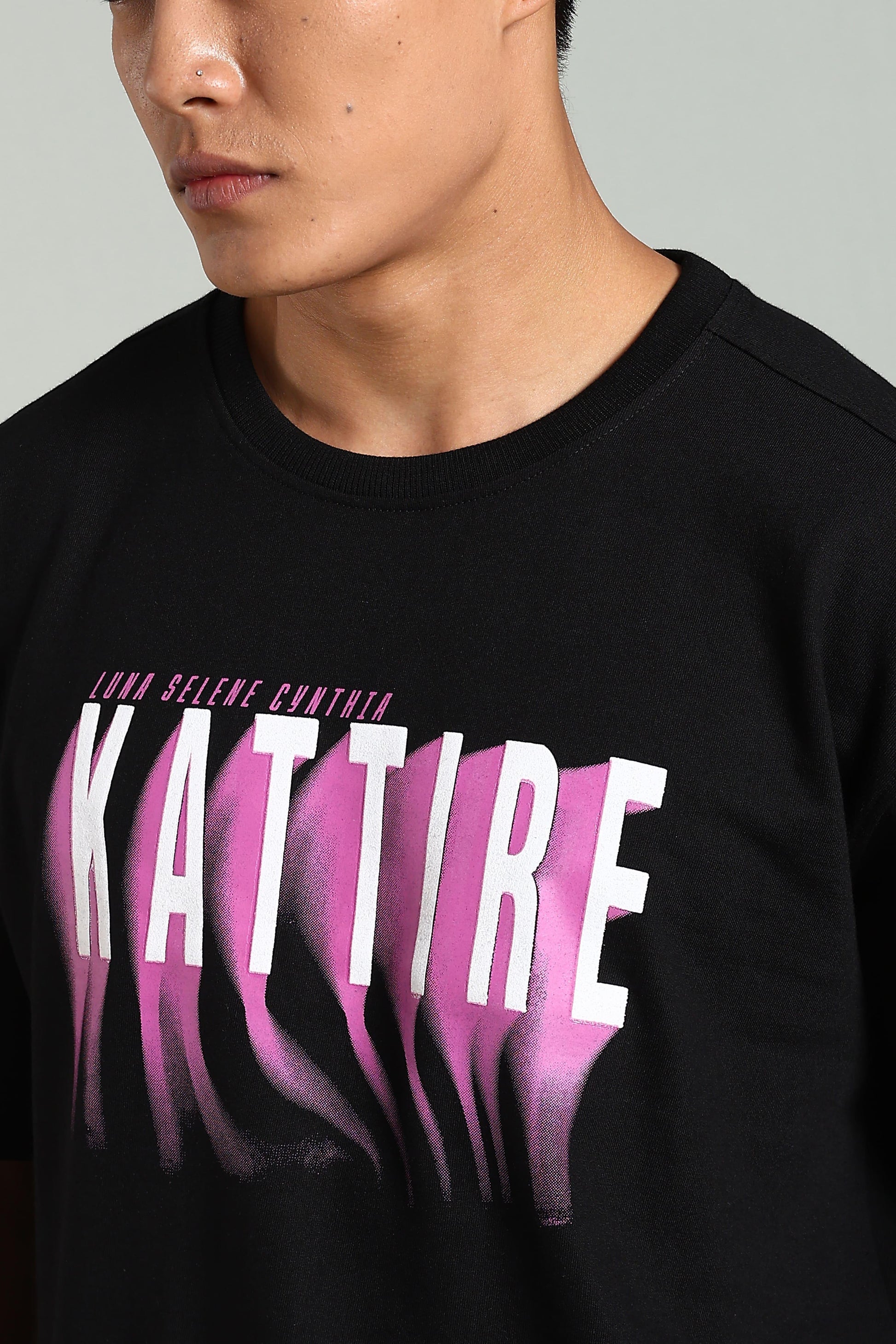 Kattire Moon Oversized T-Shirt - The Kattire