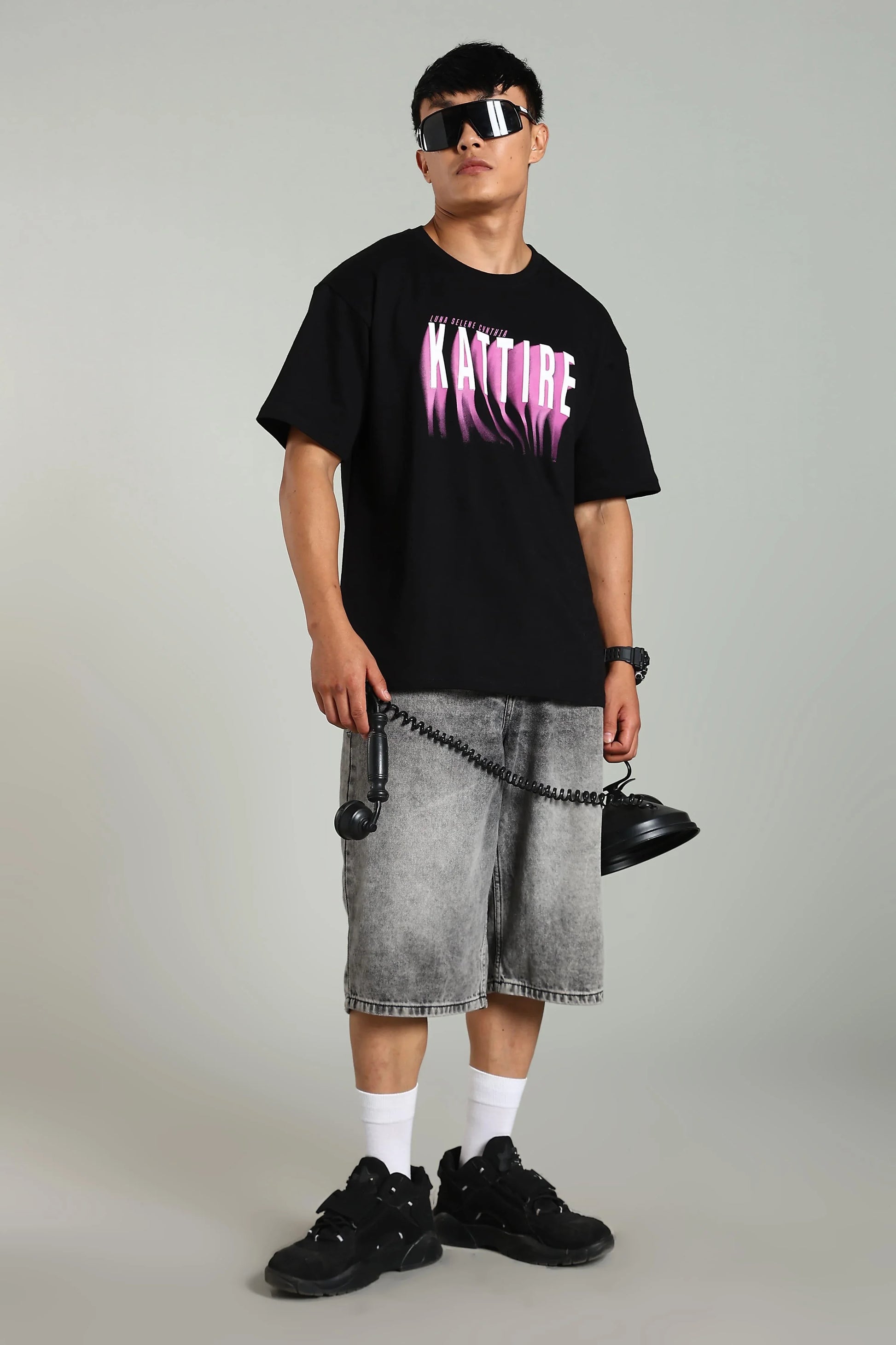 Kattire Moon Oversized T-Shirt - The Kattire