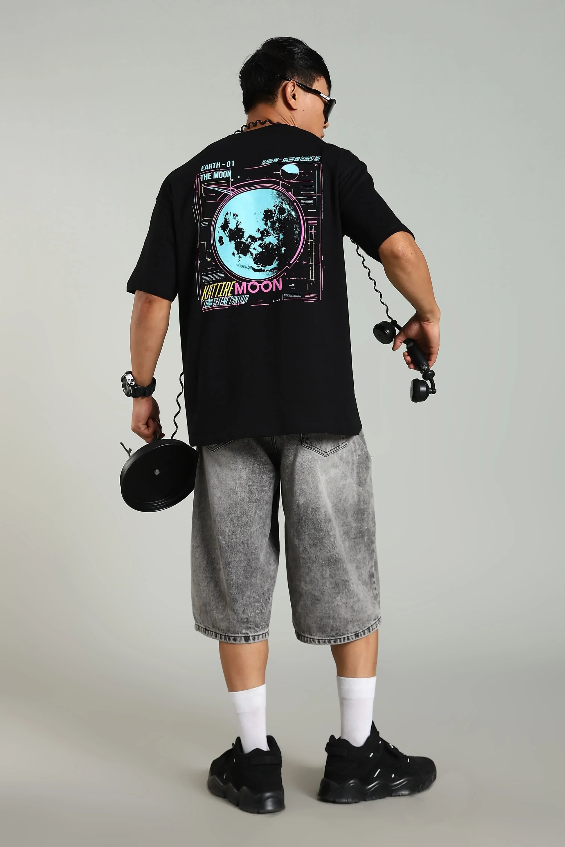 Kattire Moon Oversized T-Shirt - The Kattire