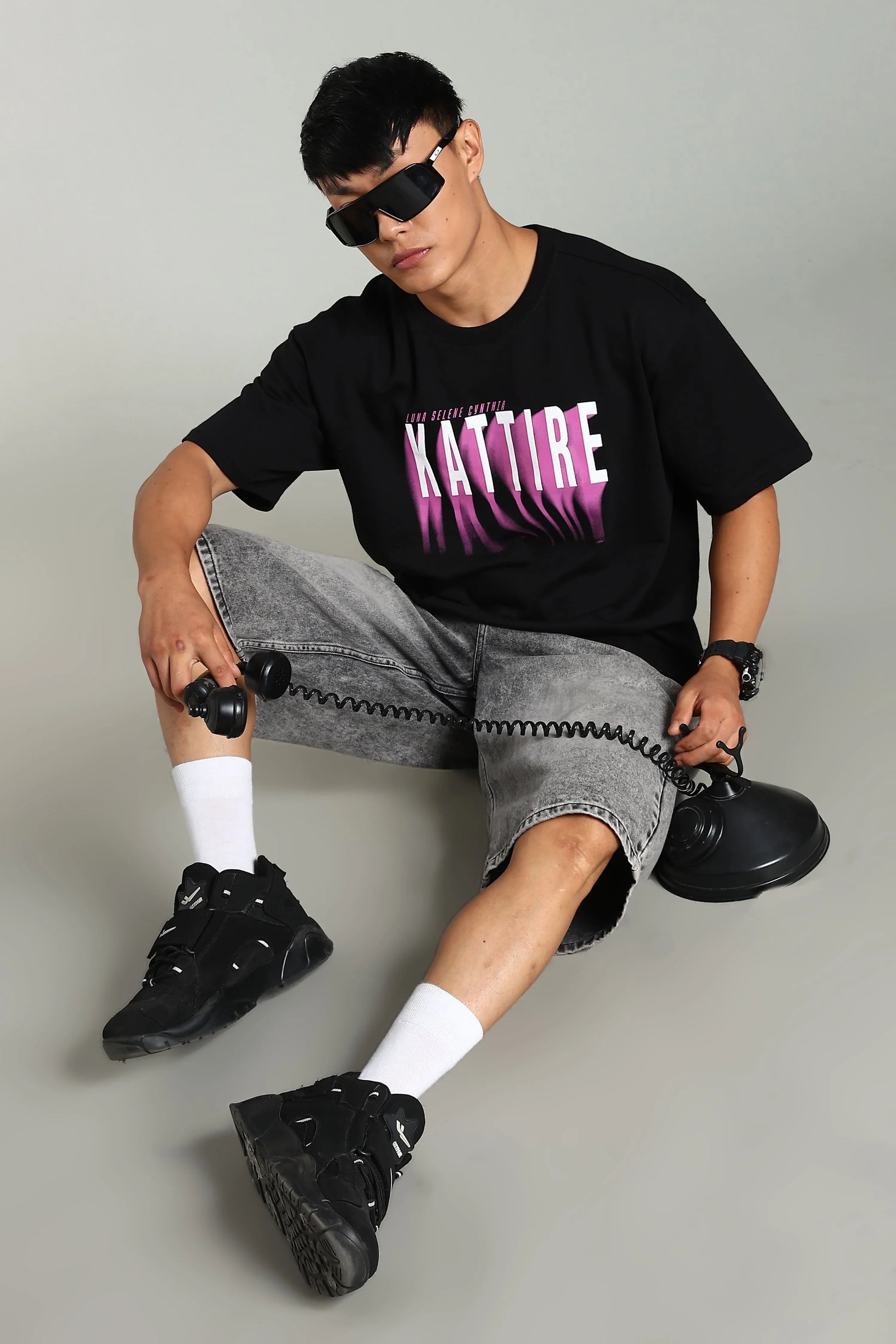 Kattire Moon Oversized T-Shirt - The Kattire