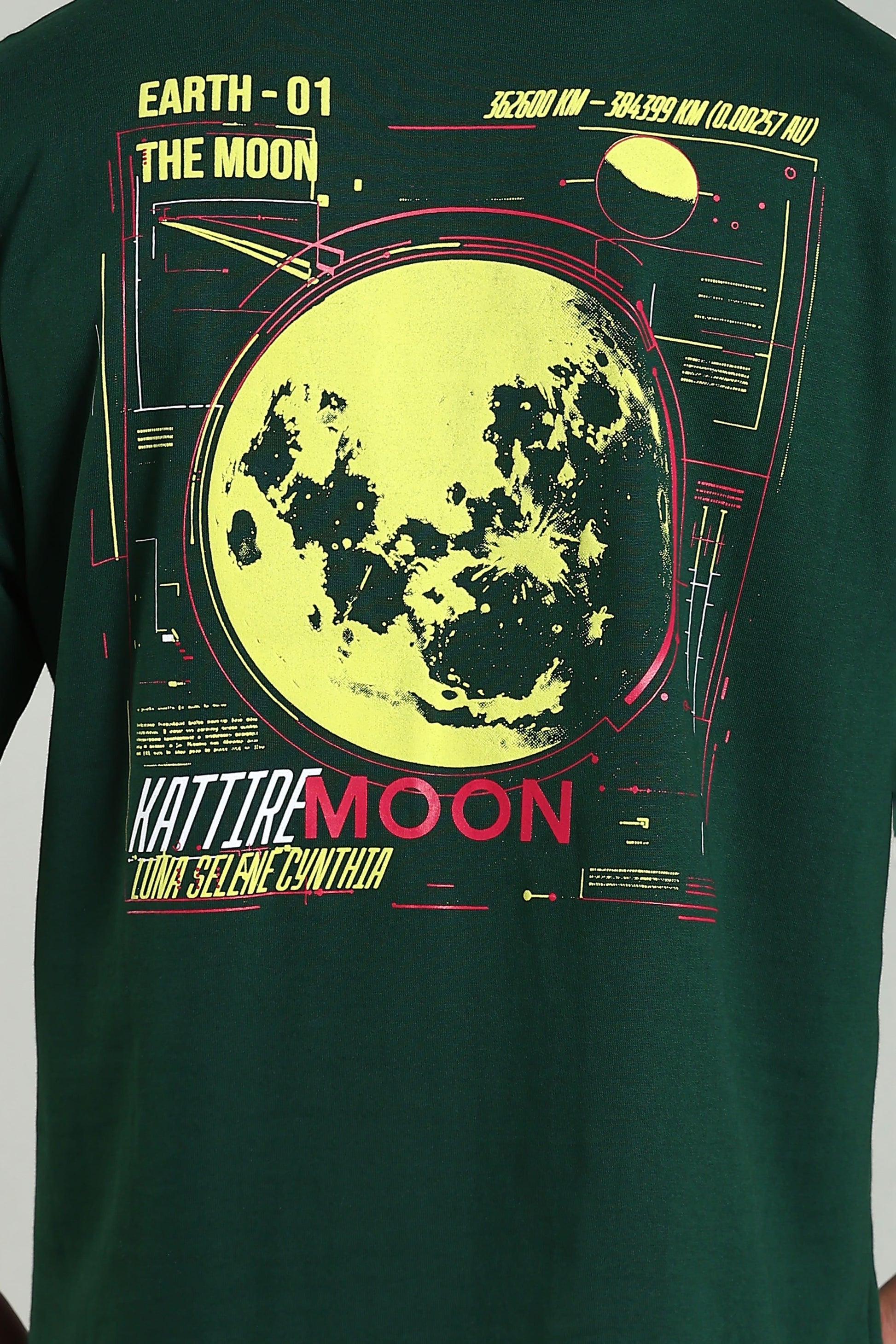 Kattire Moon Oversized T-Shirt - The Kattire