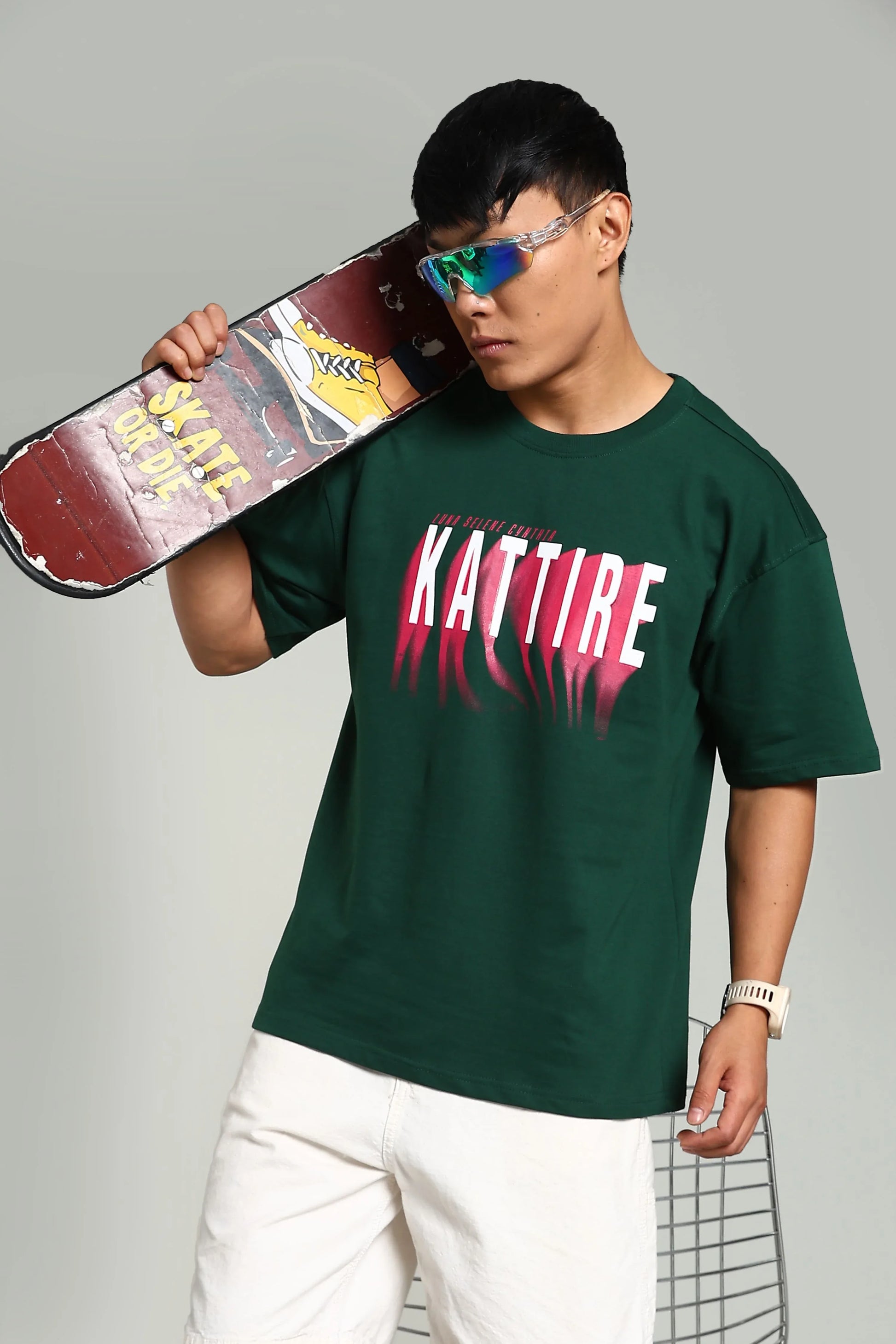 Kattire Moon Oversized T-Shirt - The Kattire