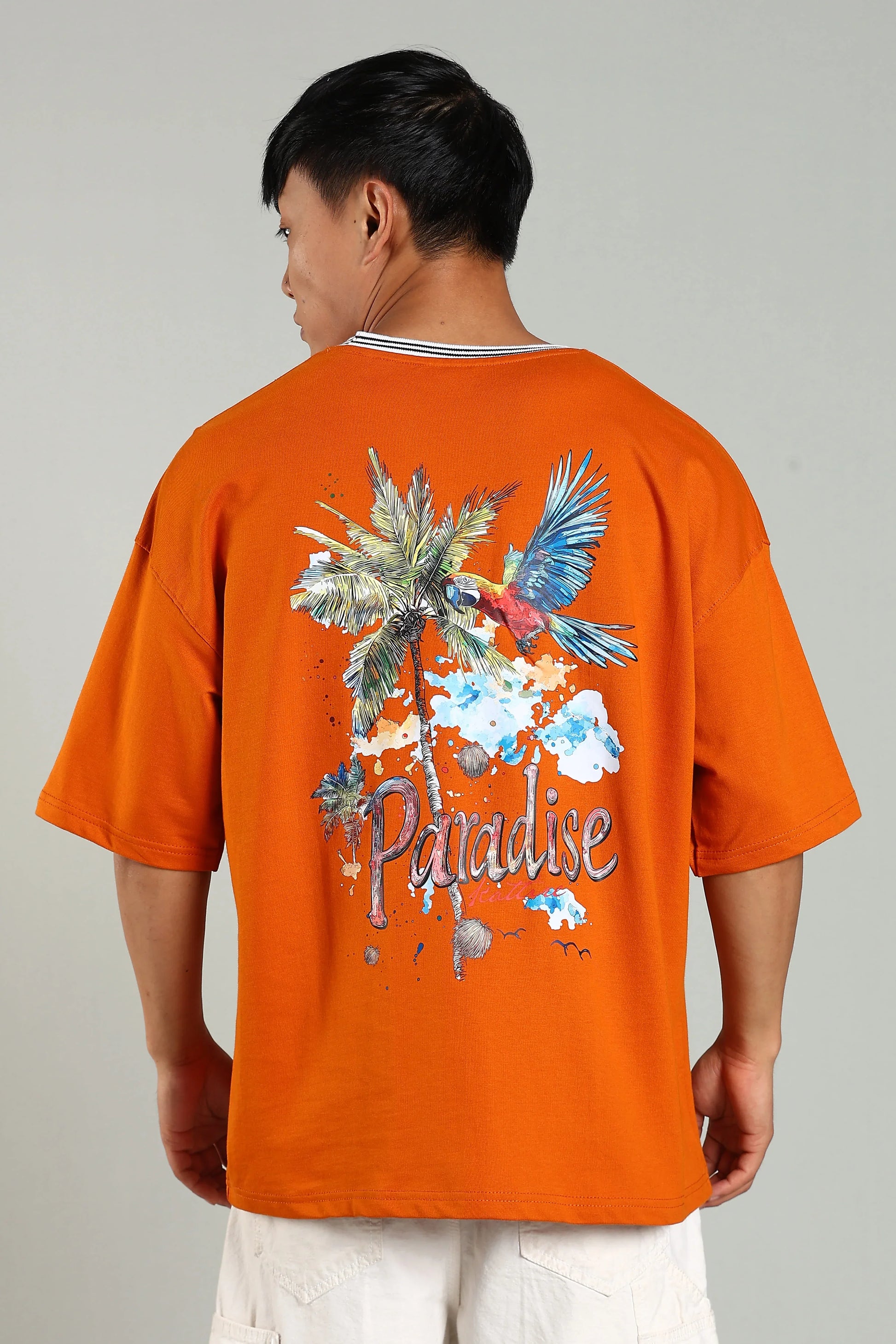 Paradise Graphic Oversized T-Shirt - The Kattire