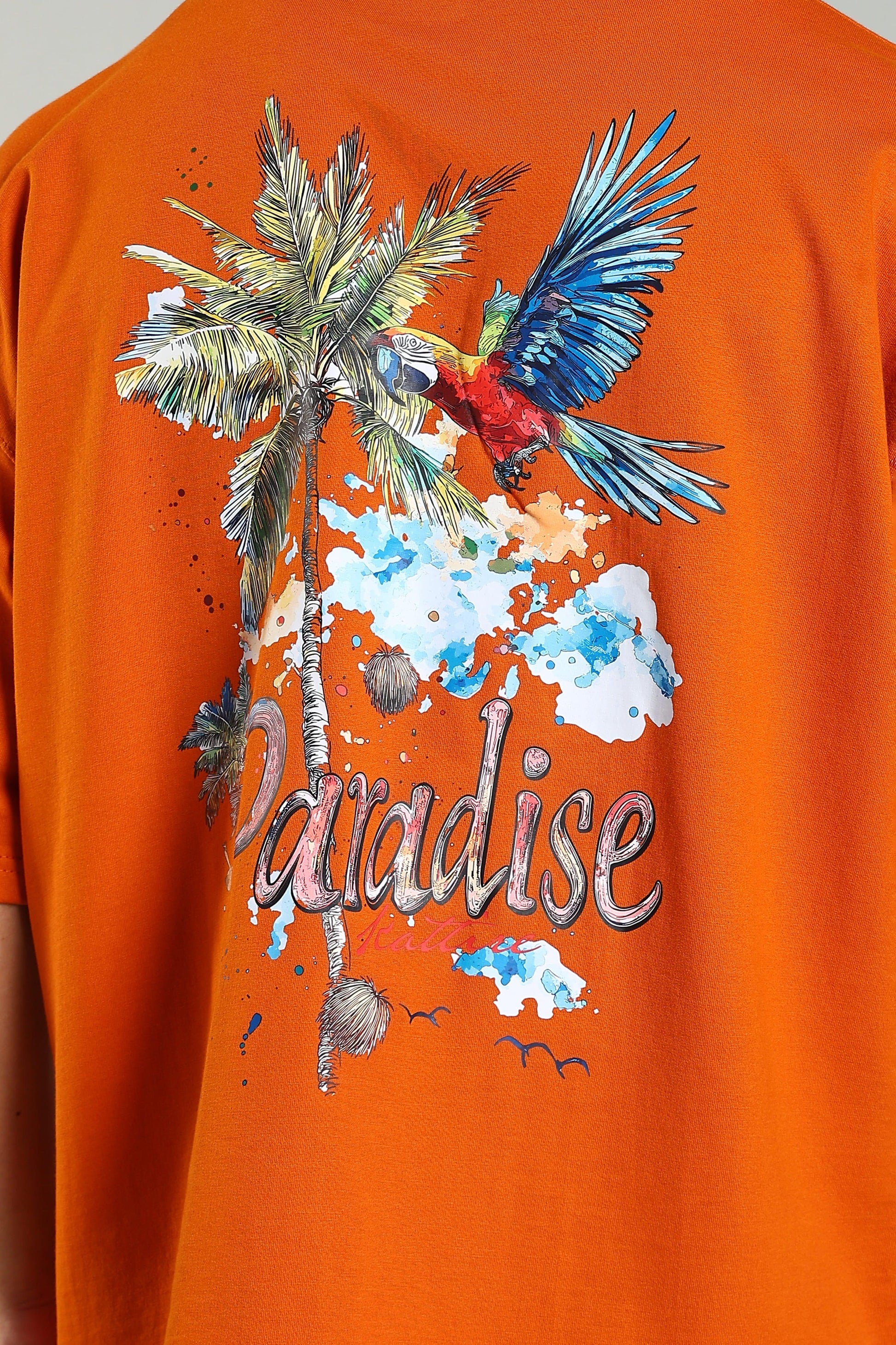 Paradise Graphic Oversized T-Shirt - The Kattire