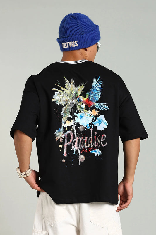 Paradise Graphic Oversized T-Shirt - The Kattire