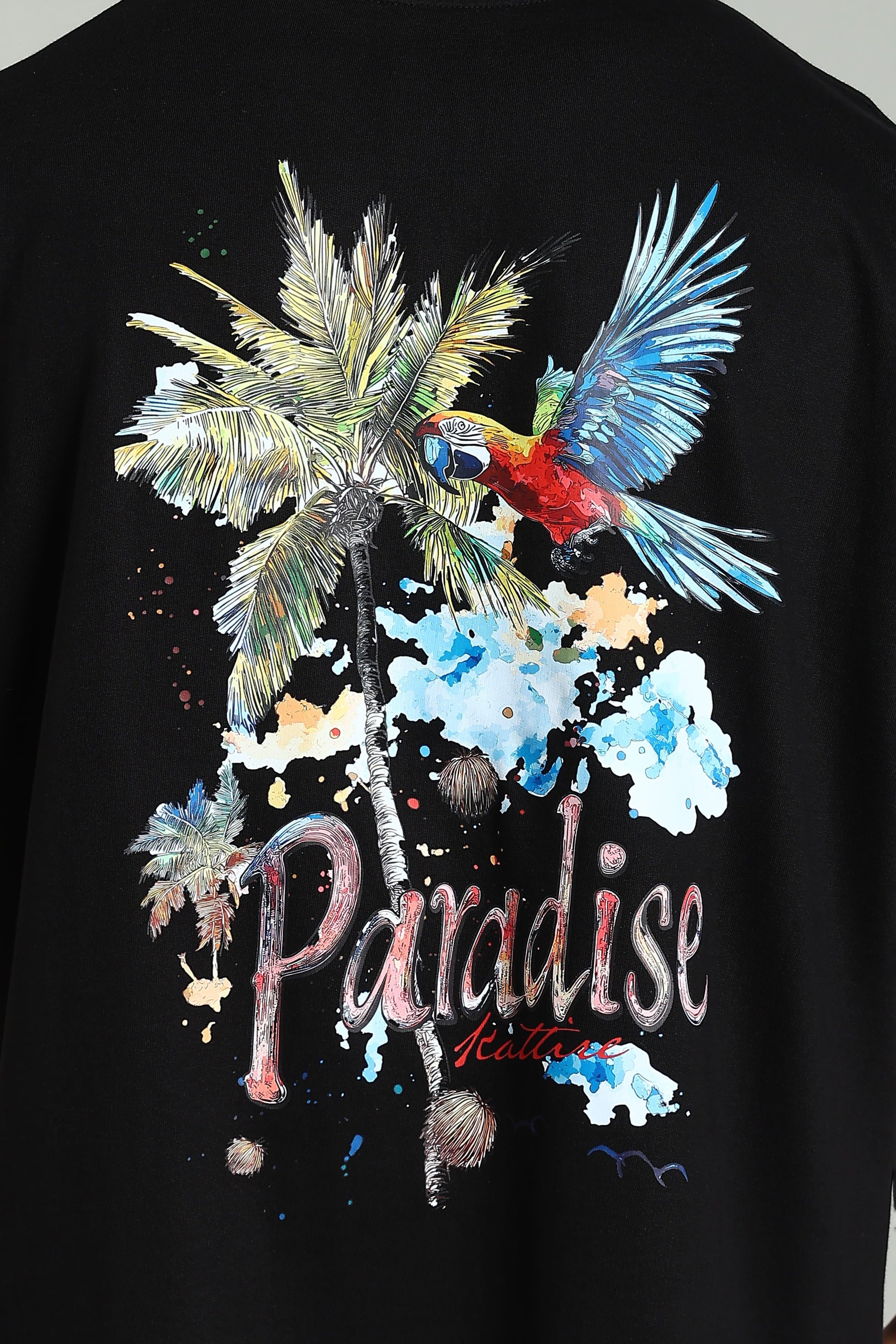Paradise Graphic Oversized T-Shirt - The Kattire