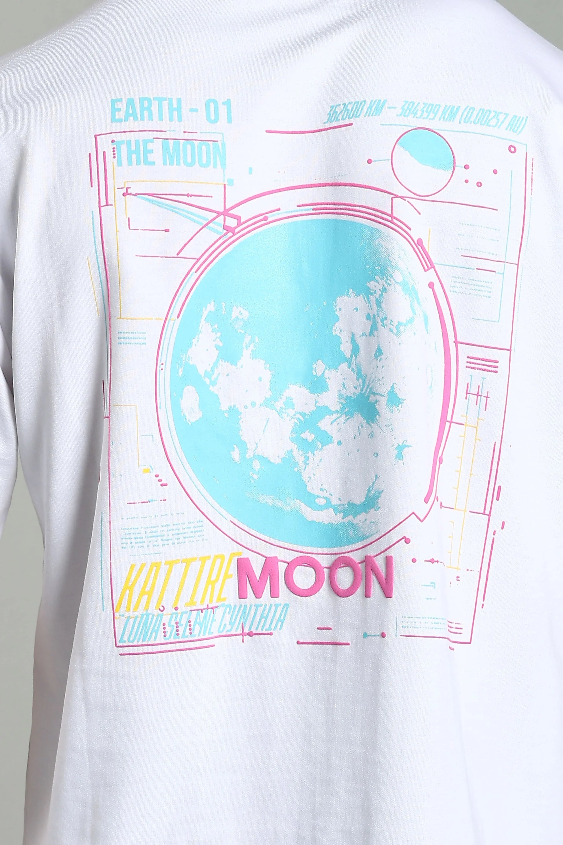 Kattire Moon Oversized T-Shirt - The Kattire