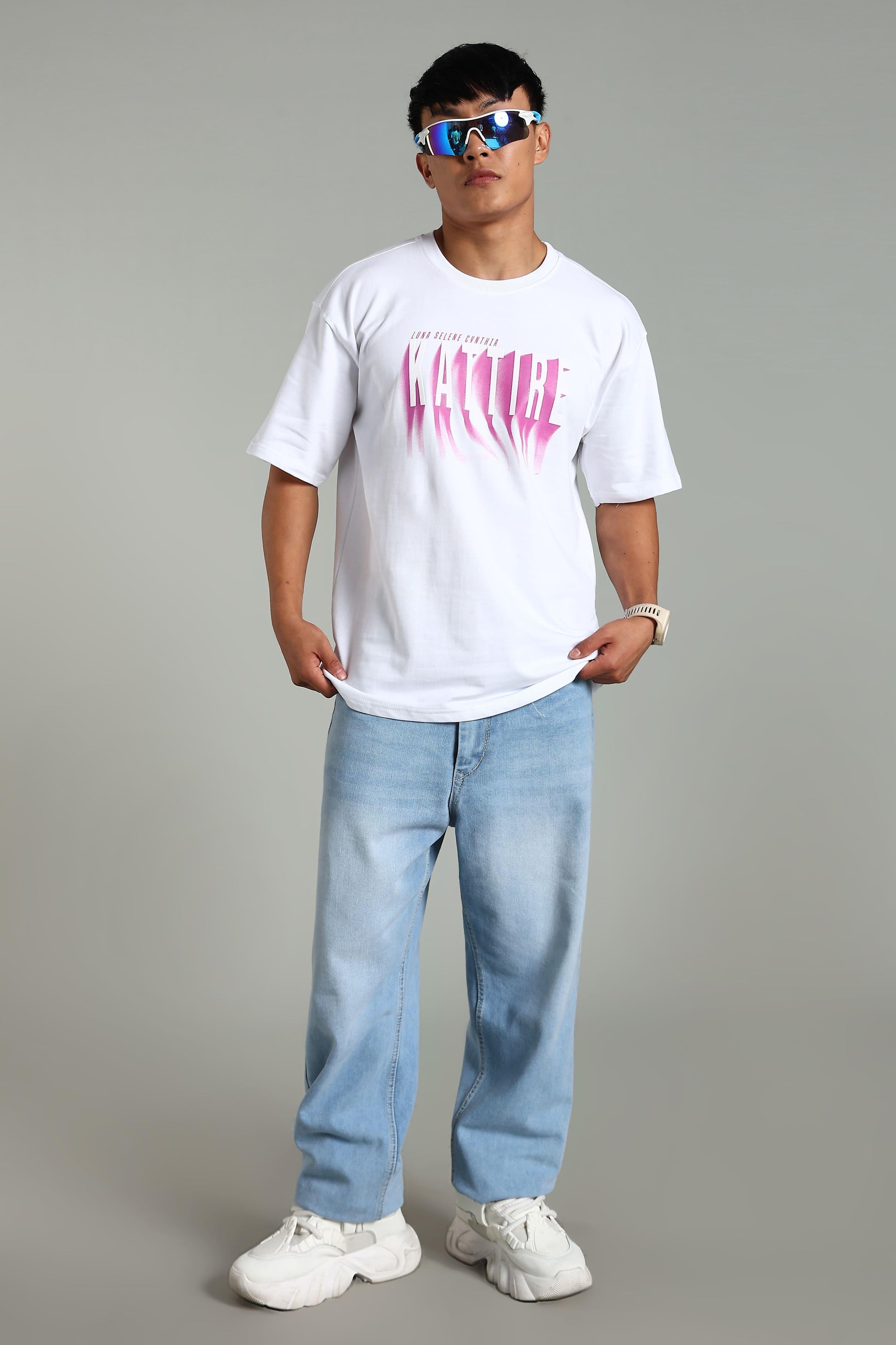 Kattire Moon Oversized T-Shirt - The Kattire