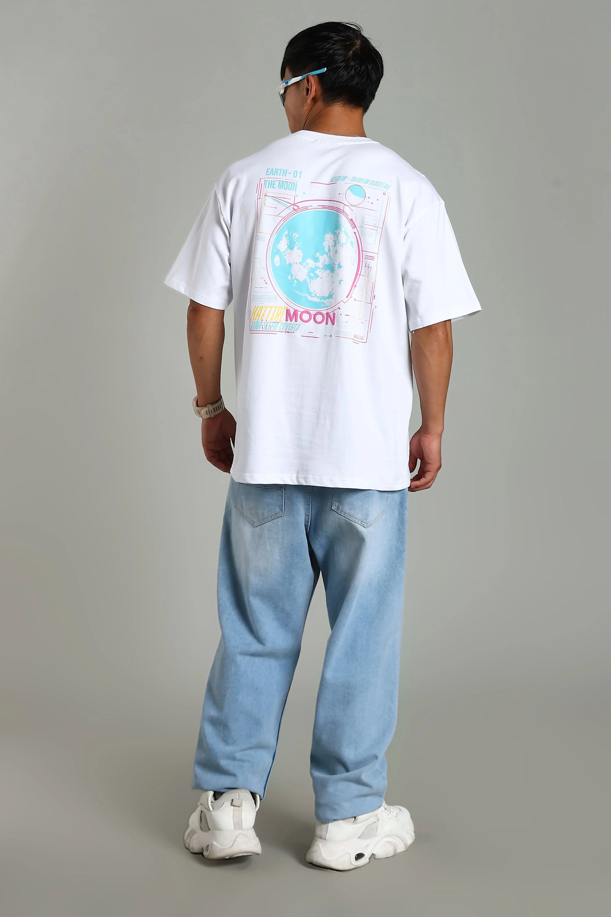 Kattire Moon Oversized T-Shirt - The Kattire