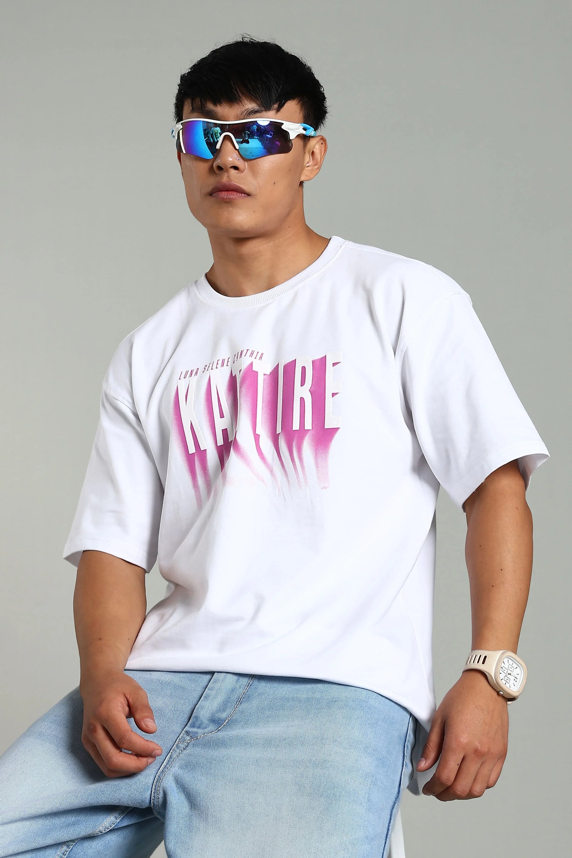 Kattire Moon Oversized T-Shirt - The Kattire