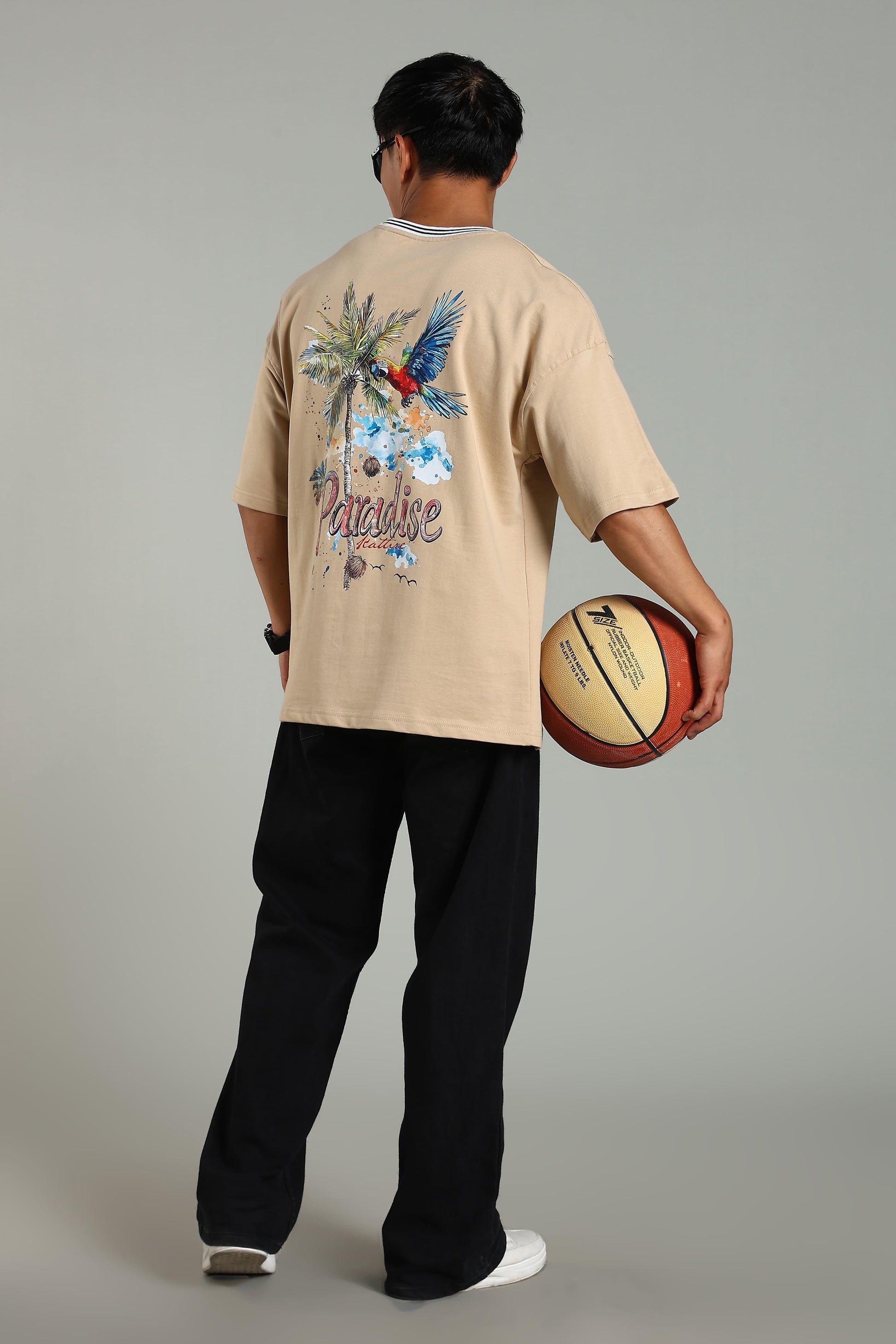 Paradise Graphic Oversized T-Shirt - The Kattire