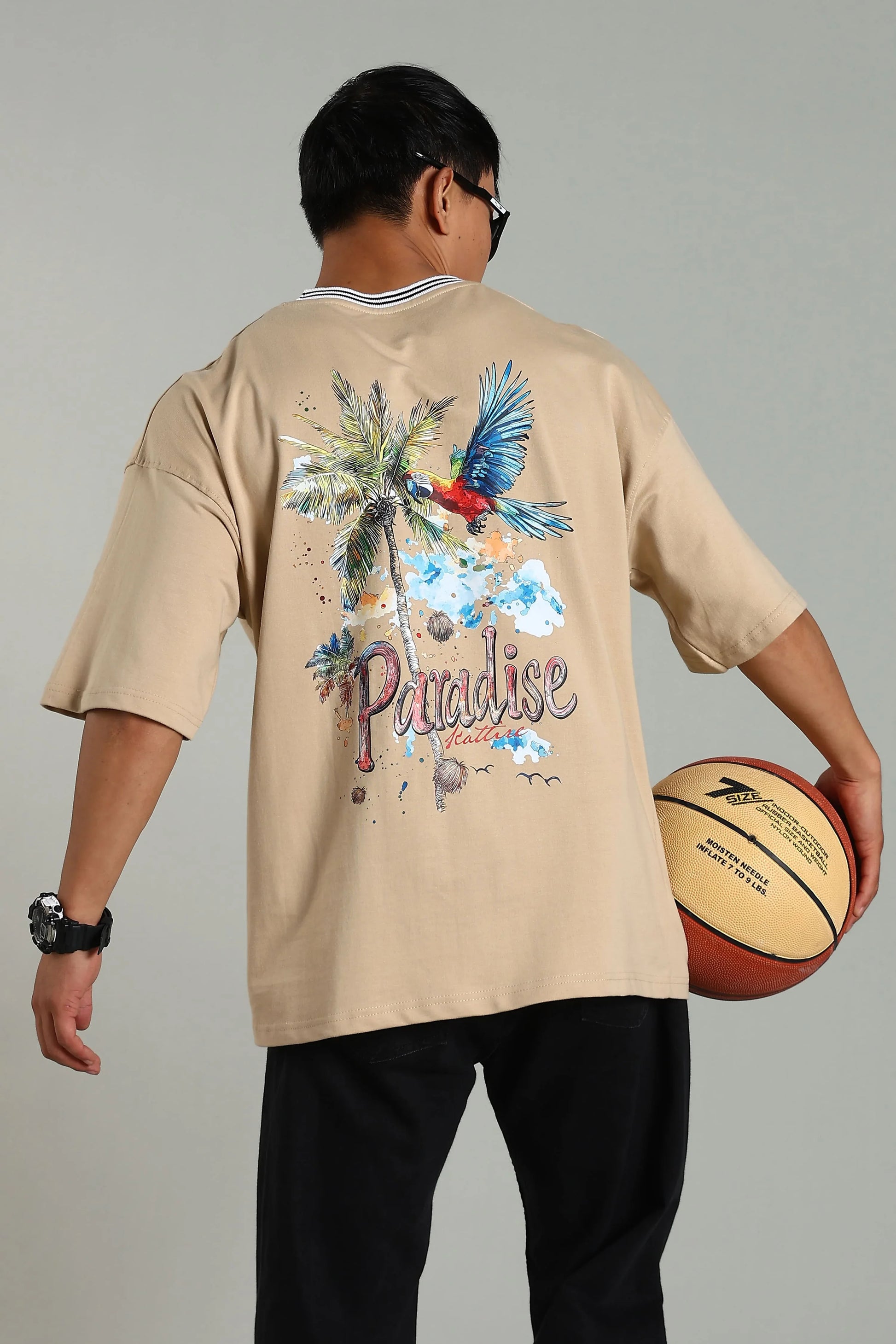 Paradise Graphic Oversized T-Shirt - The Kattire
