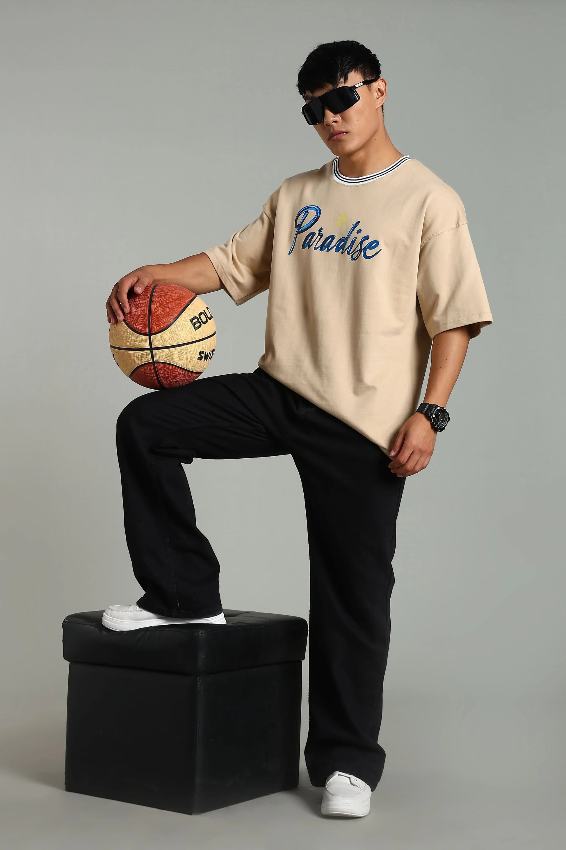 Paradise Graphic Oversized T-Shirt - The Kattire