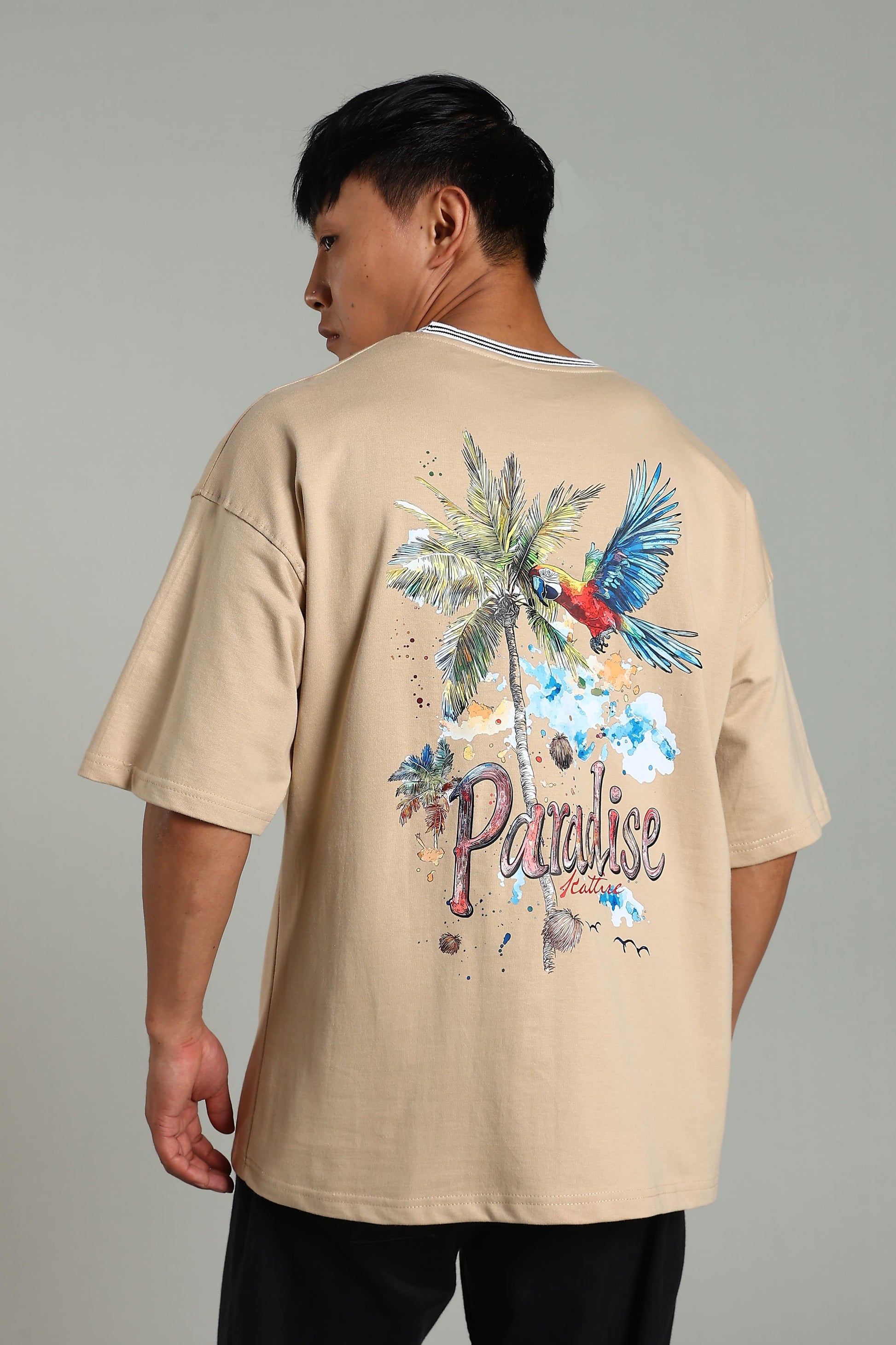Paradise Graphic Oversized T-Shirt - The Kattire