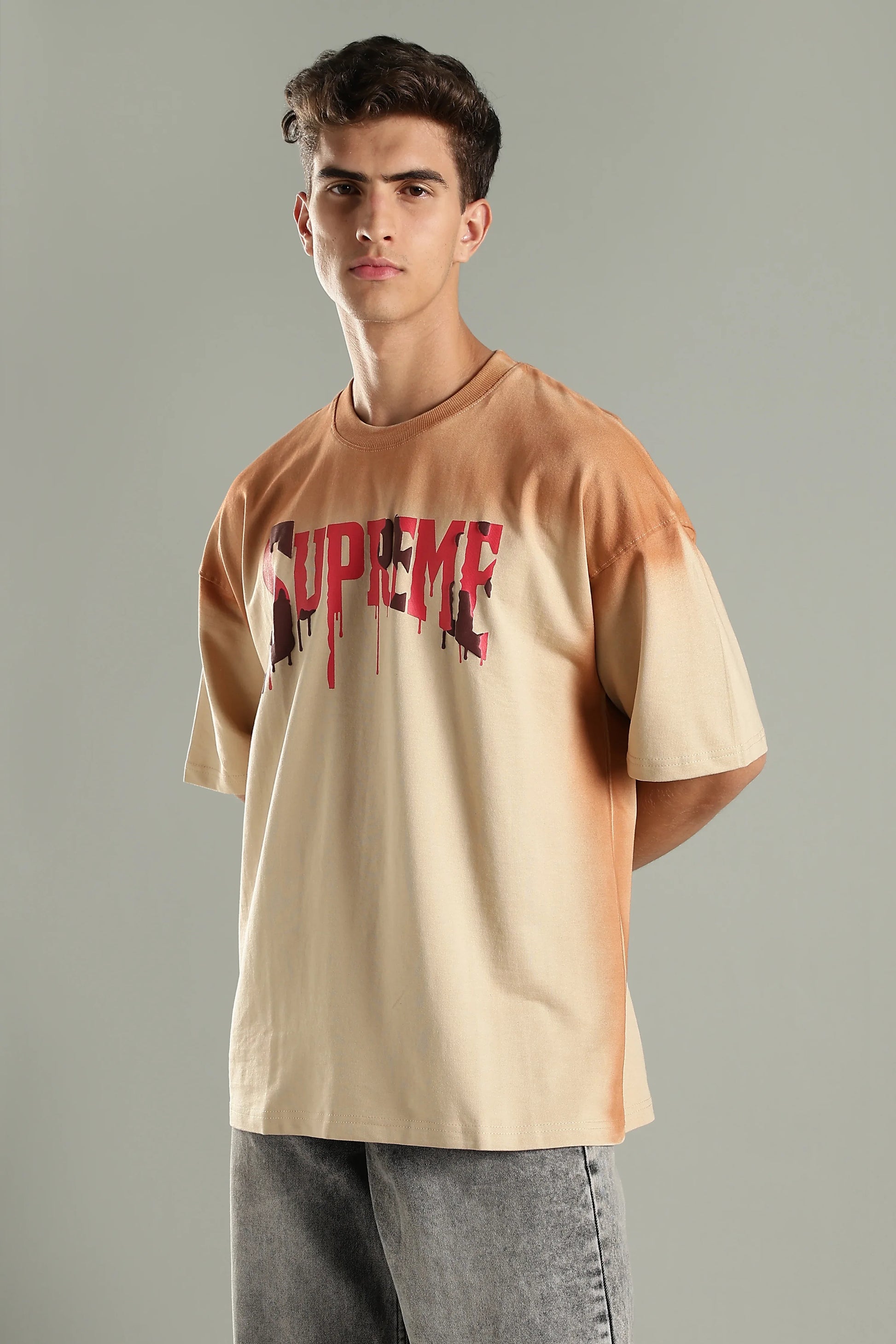 Supreme Graphic Oversized T-Shirt - The Kattire