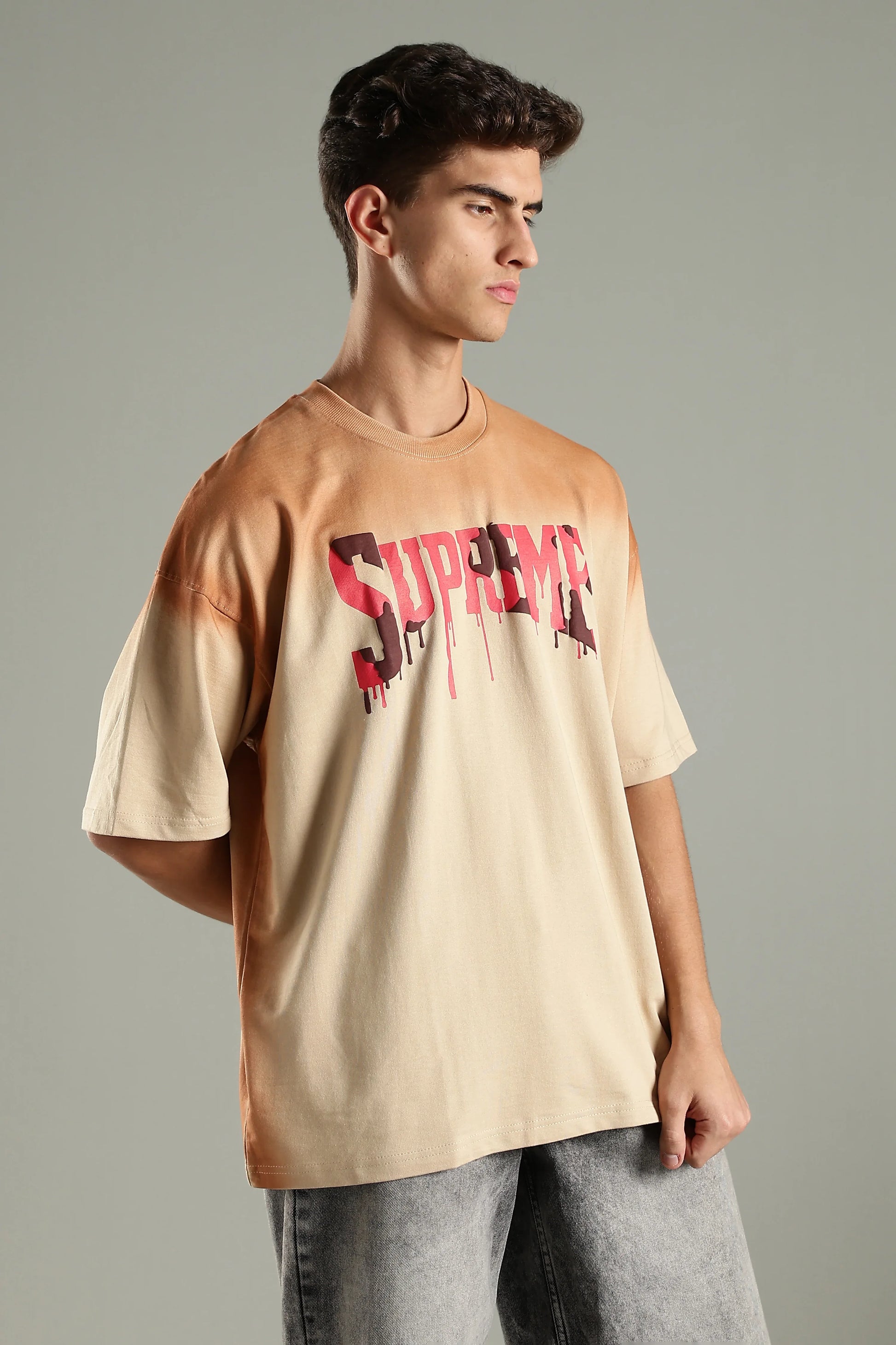 Supreme Graphic Oversized T-Shirt - The Kattire