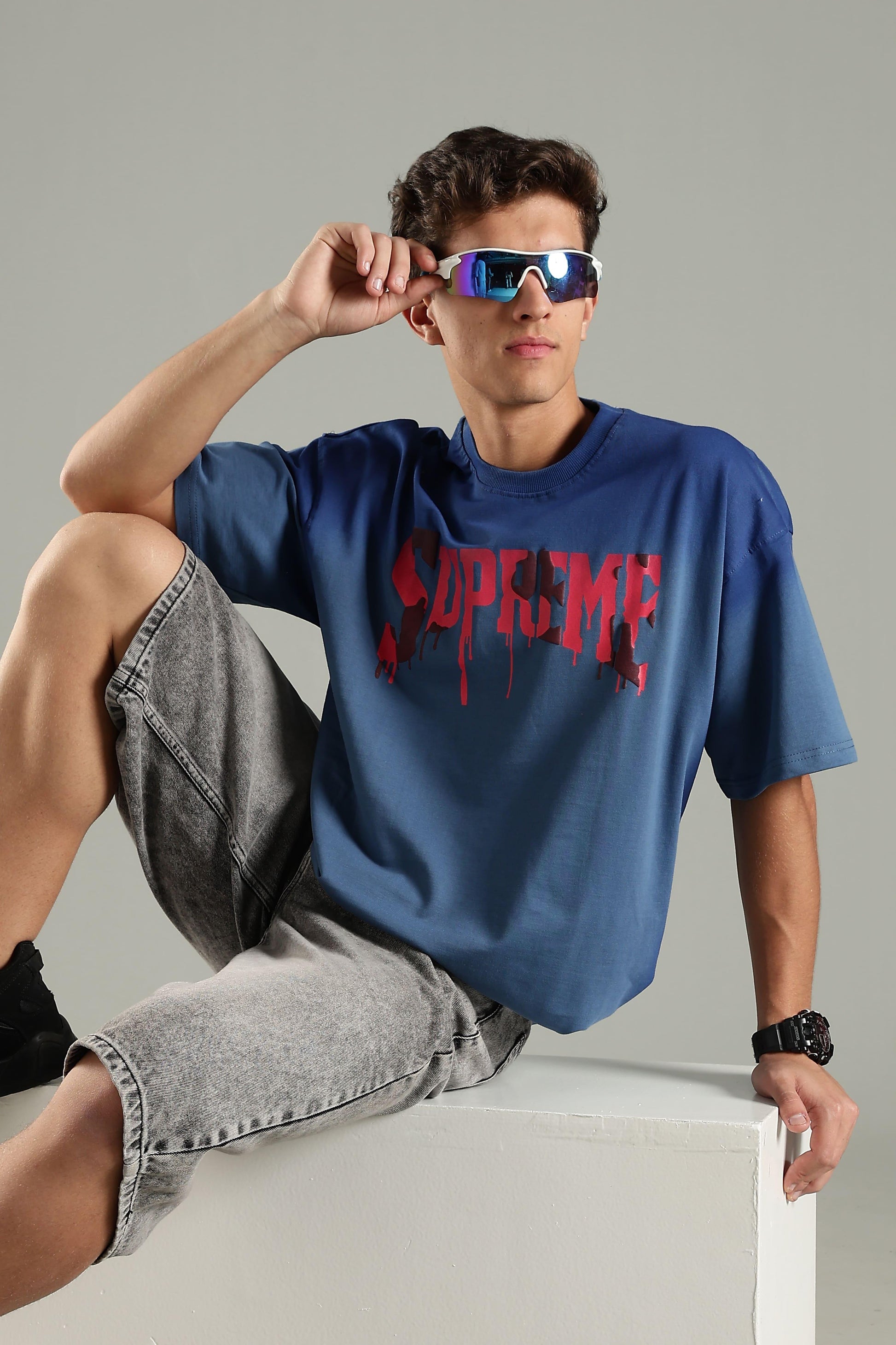 Supreme Graphic Oversized T-Shirt - The Kattire