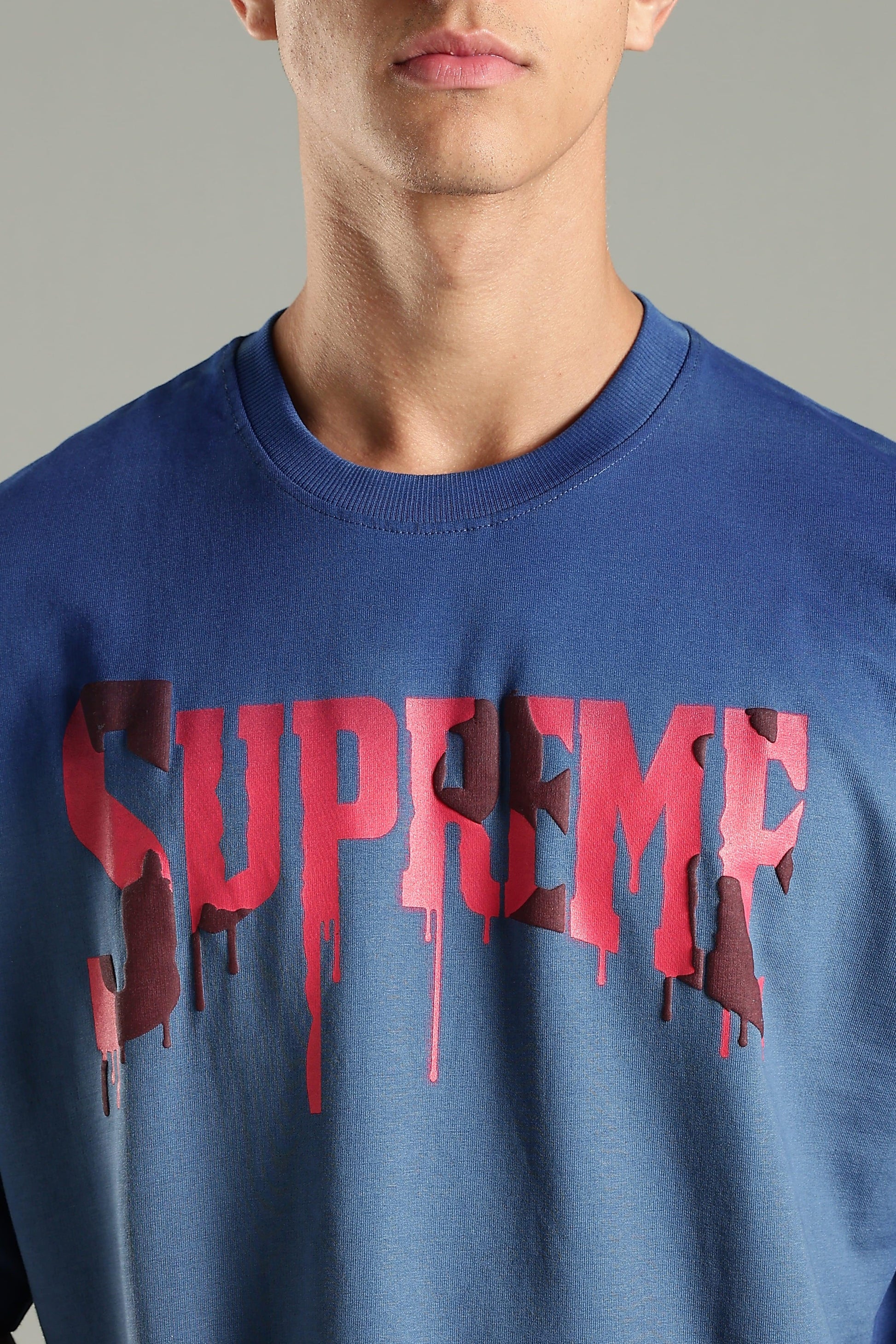 Supreme Graphic Oversized T-Shirt - The Kattire