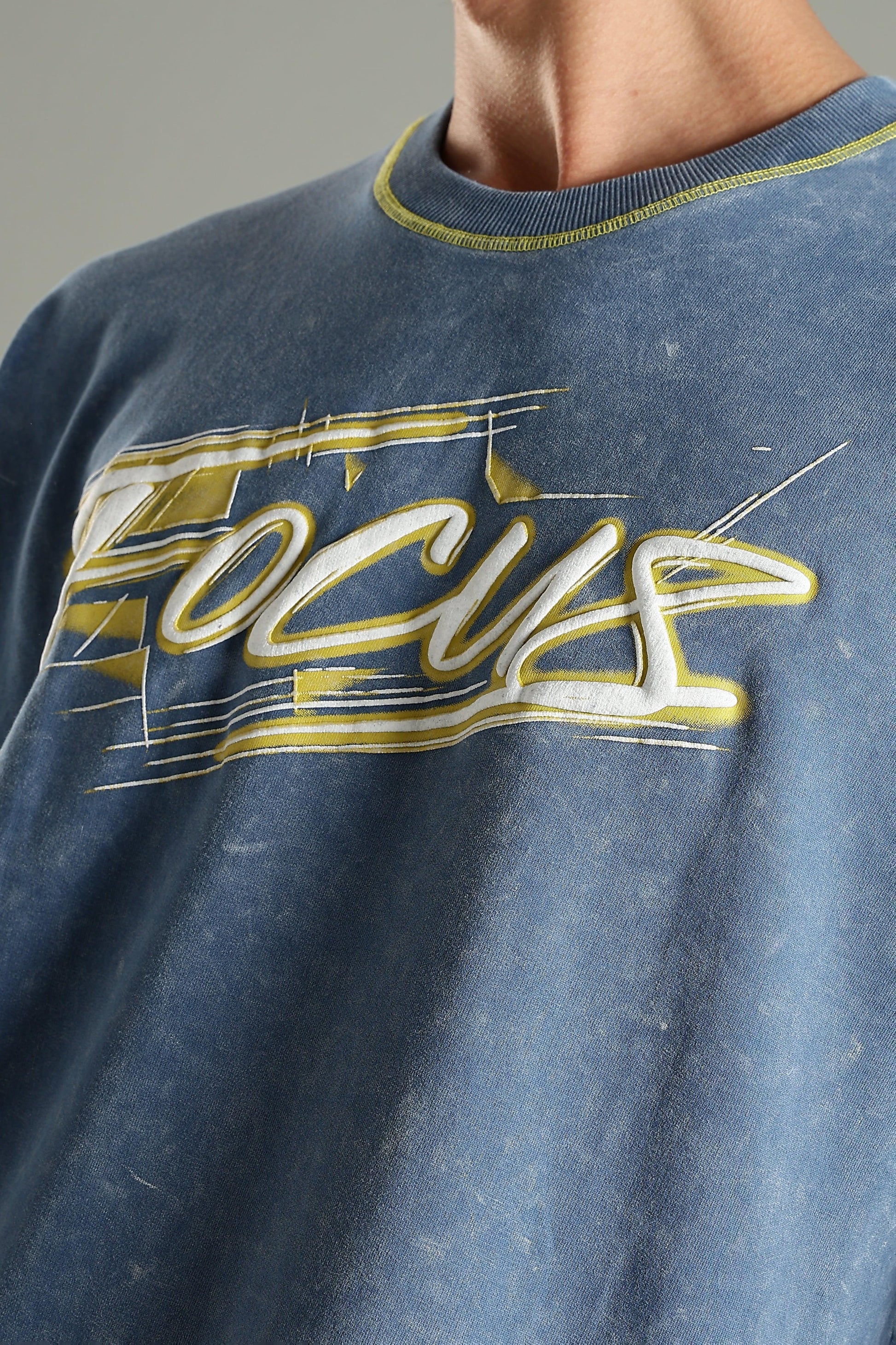 Focus Graphic Oversized T-Shirt - The Kattire
