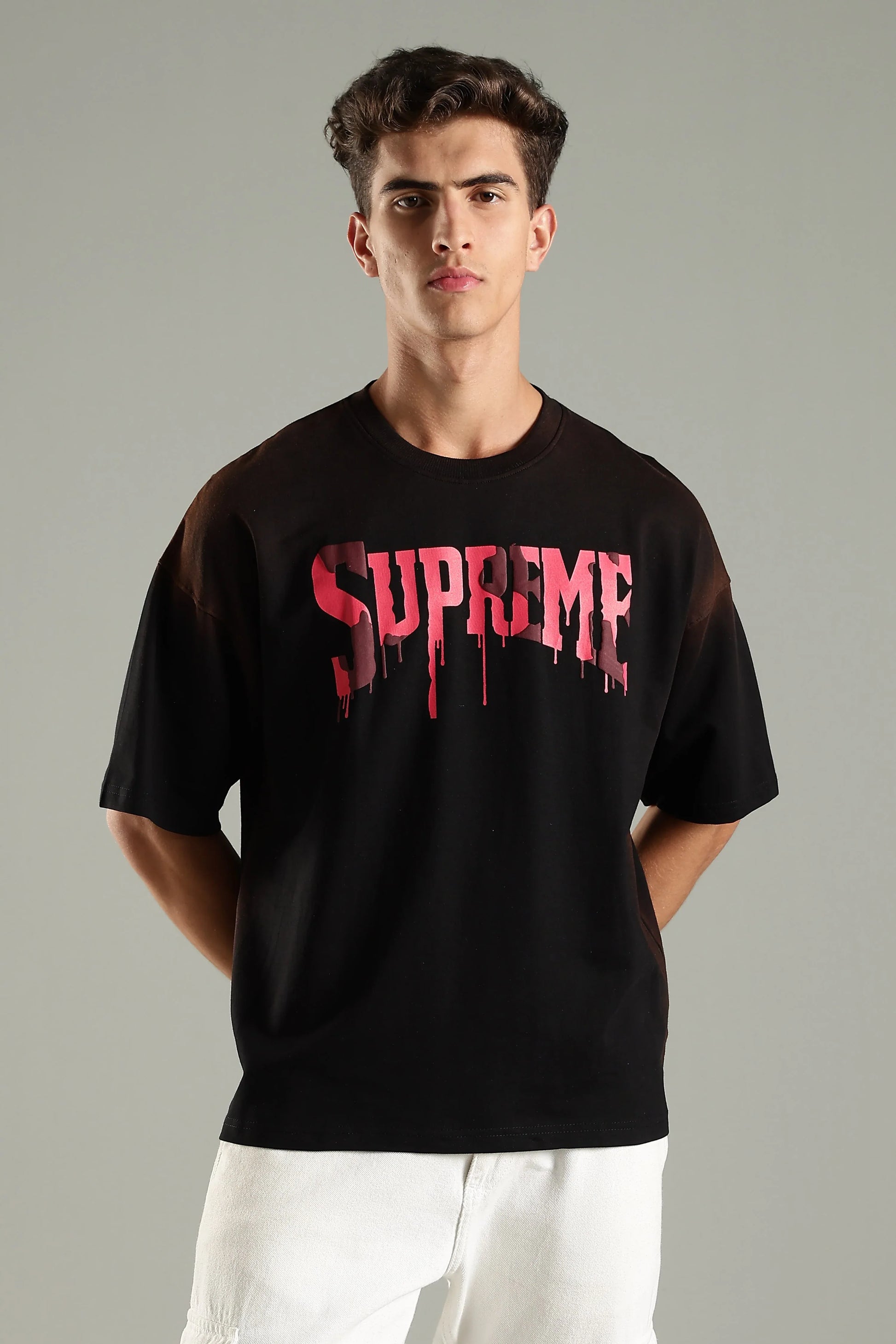 Supreme Graphic Oversized T-Shirt - The Kattire
