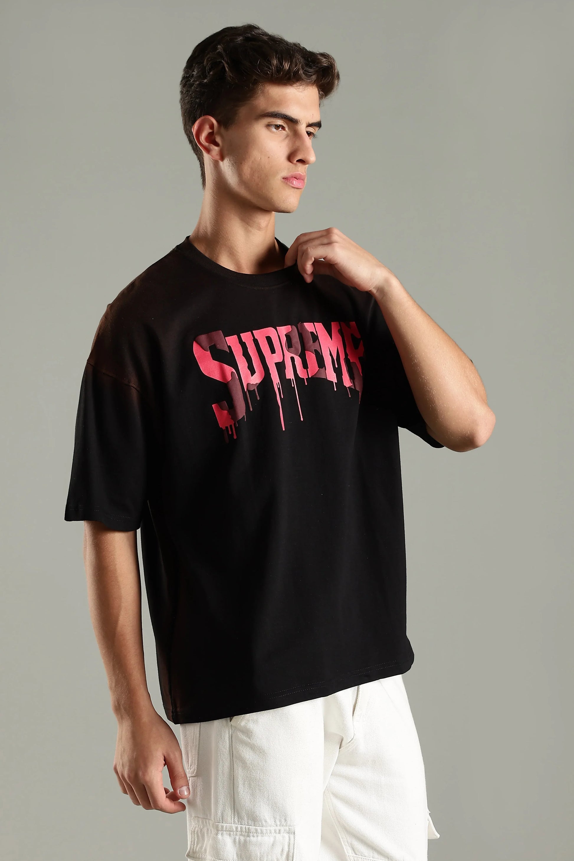 Supreme Graphic Oversized T-Shirt - The Kattire