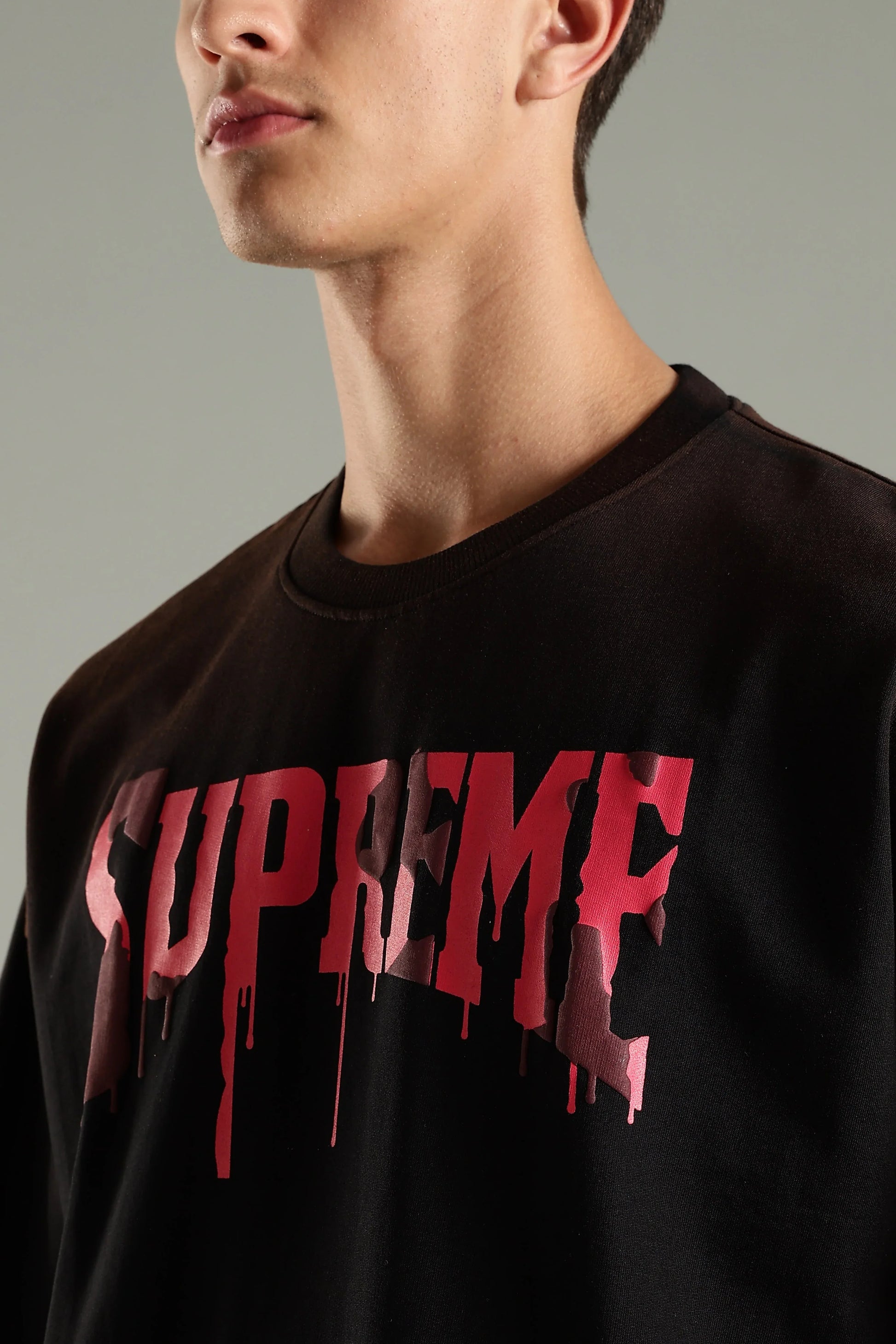Supreme Graphic Oversized T-Shirt - The Kattire