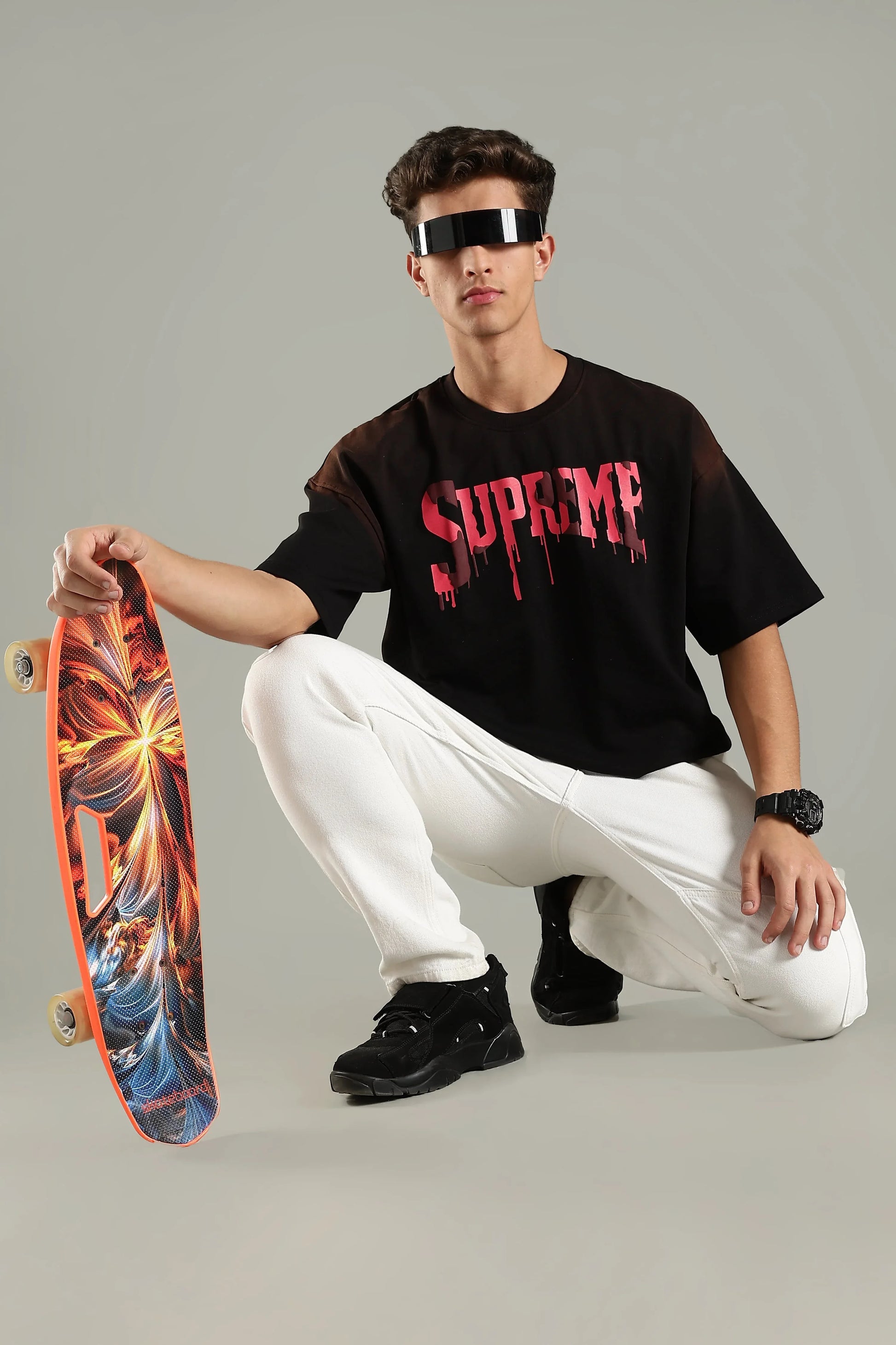 Supreme Graphic Oversized T-Shirt - The Kattire