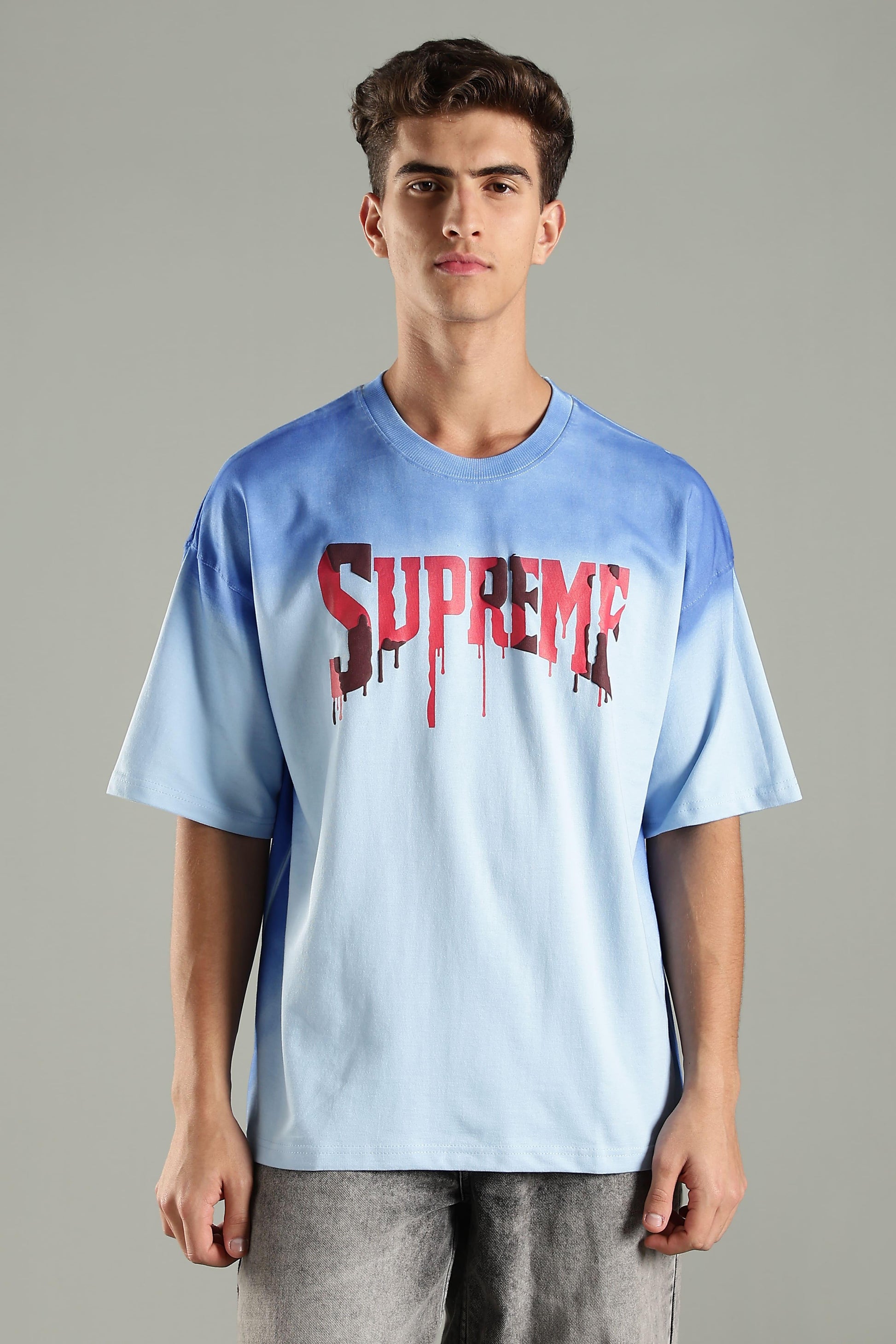 Supreme Graphic Oversized T-Shirt - The Kattire